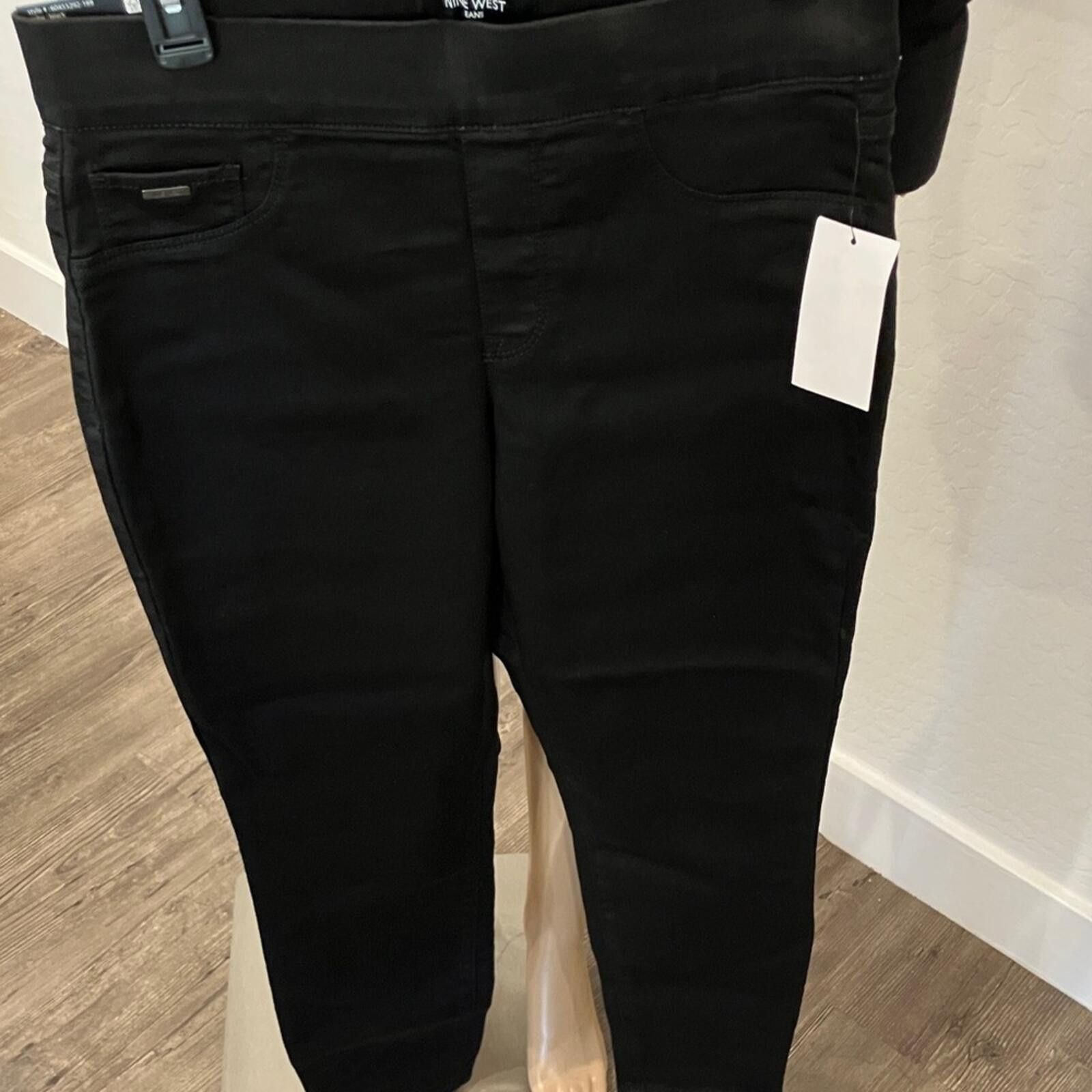 Nine West Nine West Women's Black Jeggings Size 34" / US 12 / IT 48 - 1 Thumbnail