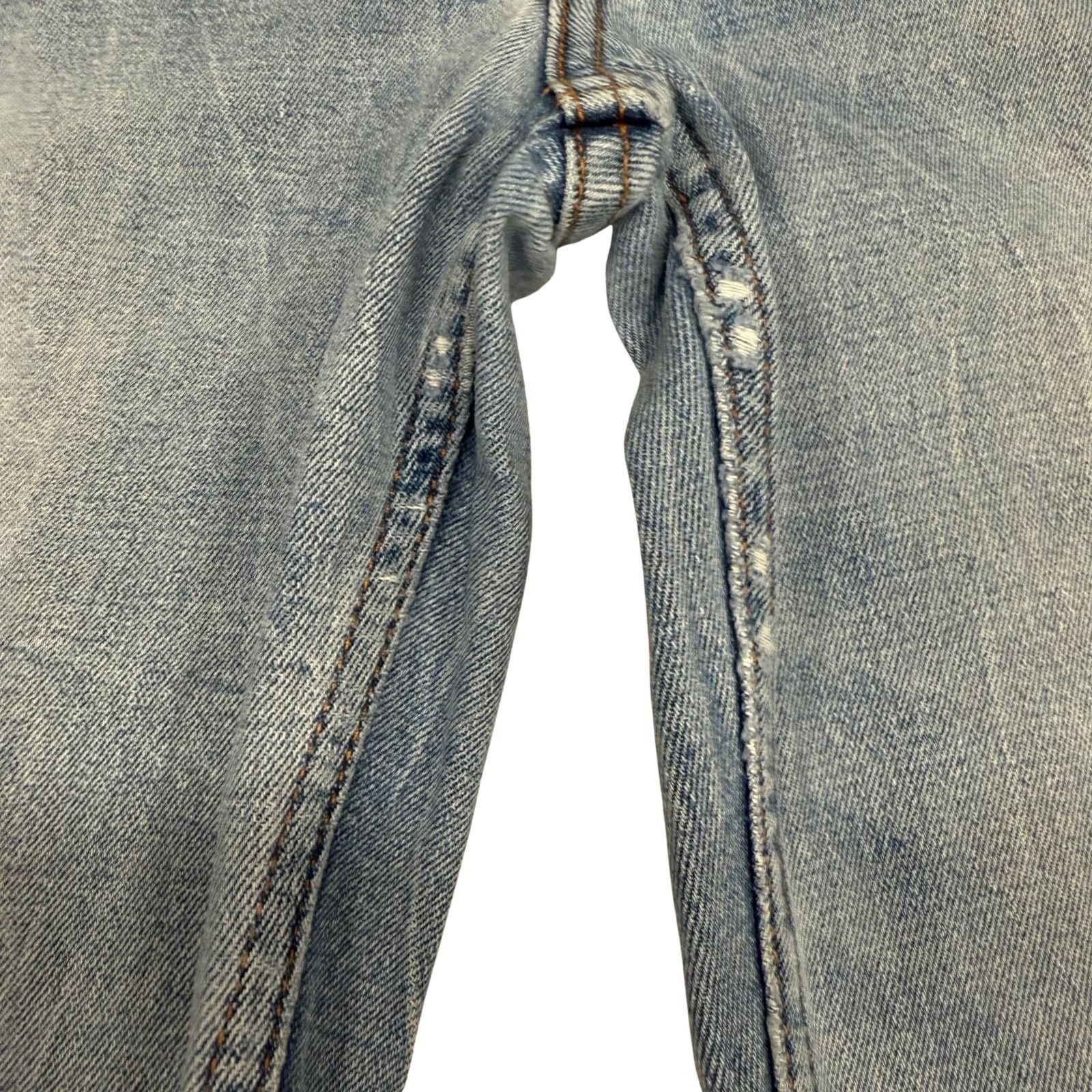 Abercrombie & Fitch Distressed The Ankle Straight Ultra High Rise | Women's 27/4 Size 27" / US 4 / IT 40 - 7 Thumbnail