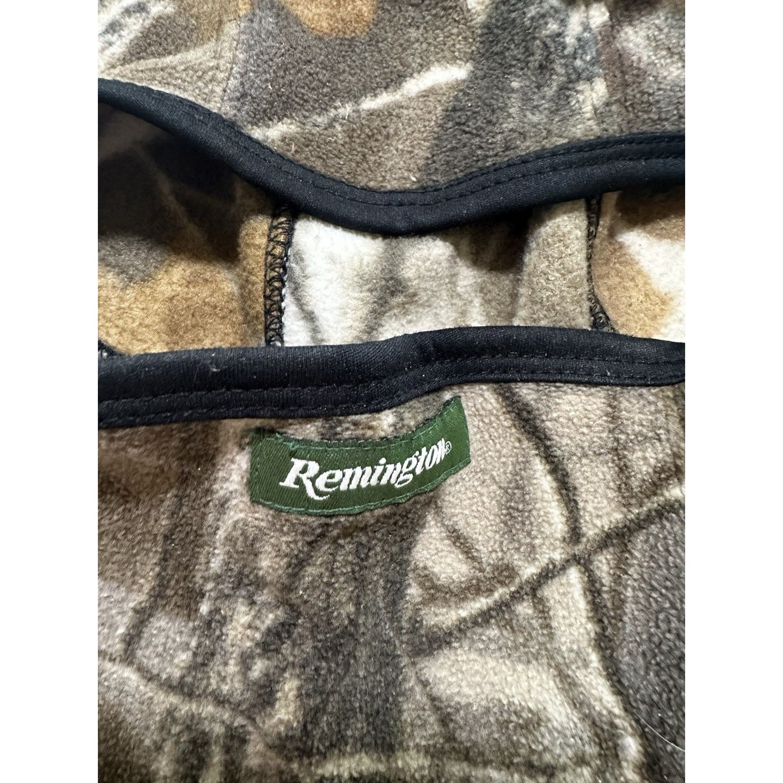 Realtree Remington Hardwoods Grey Camouflage Fleece Mask OSFM Hunting Size ONE SIZE - 3 Thumbnail