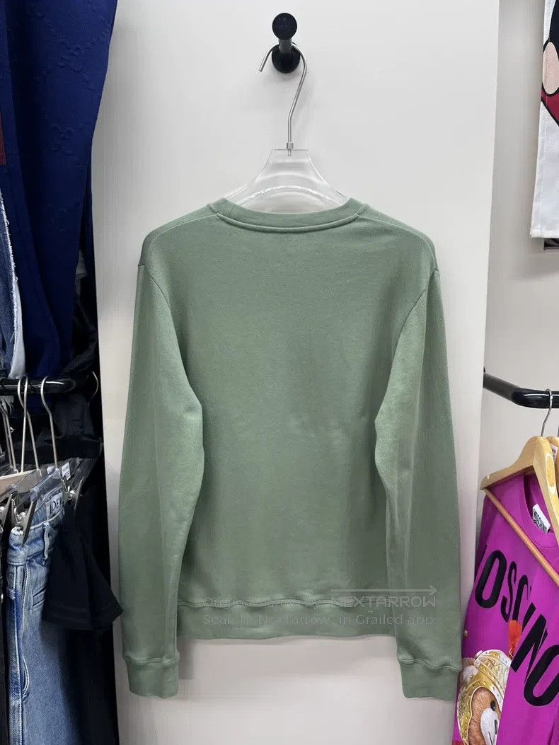 Loewe Loewe Avocado Green Embroidered Sweatshirt Size US M / EU 48-50 / 2 - 2 Thumbnail