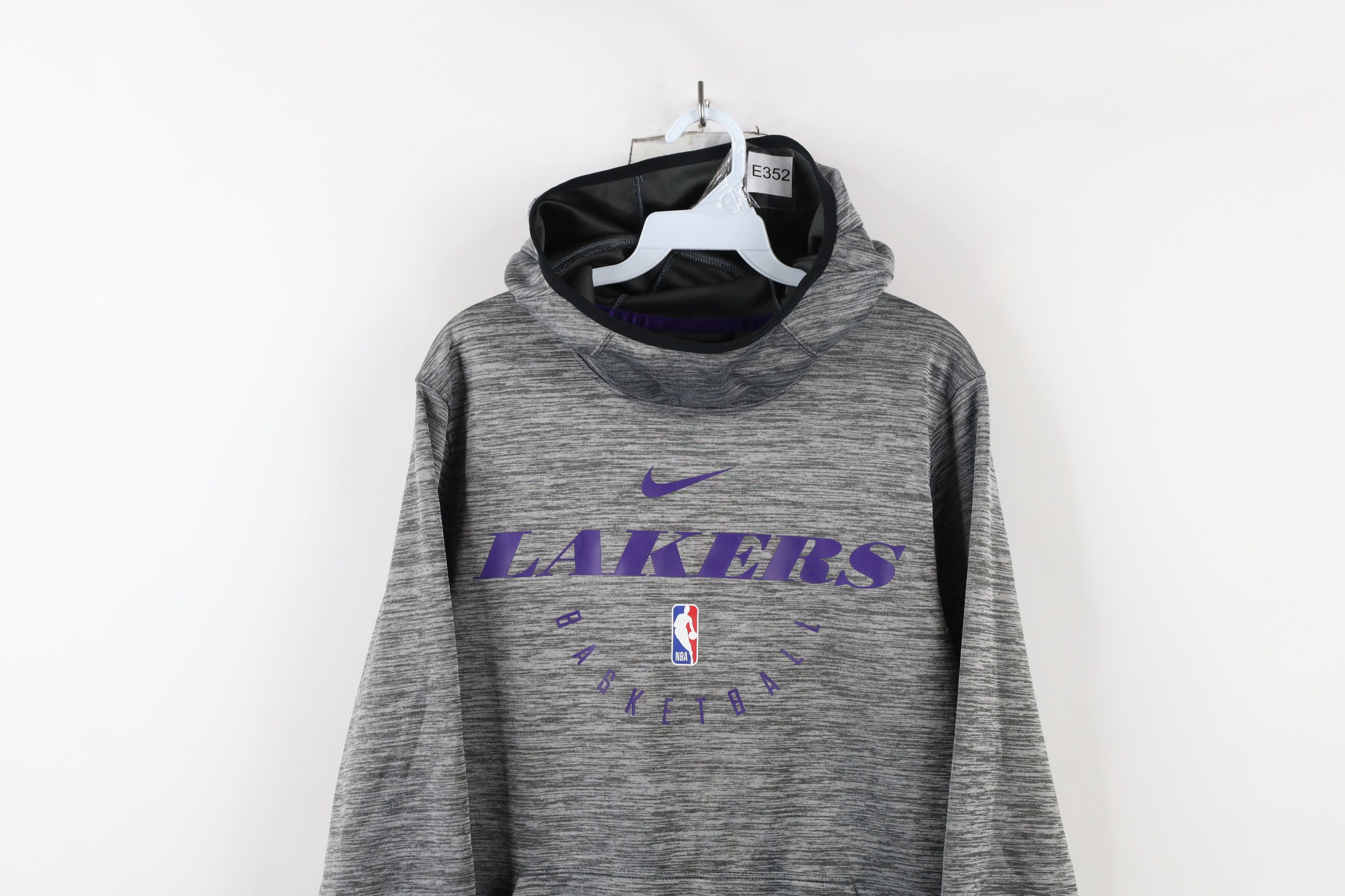 Nike × Vintage Nike NBA Authentics Lakers Basketball Showtime Hoodie Size US S / EU 44-46 / 1 - 2 Thumbnail