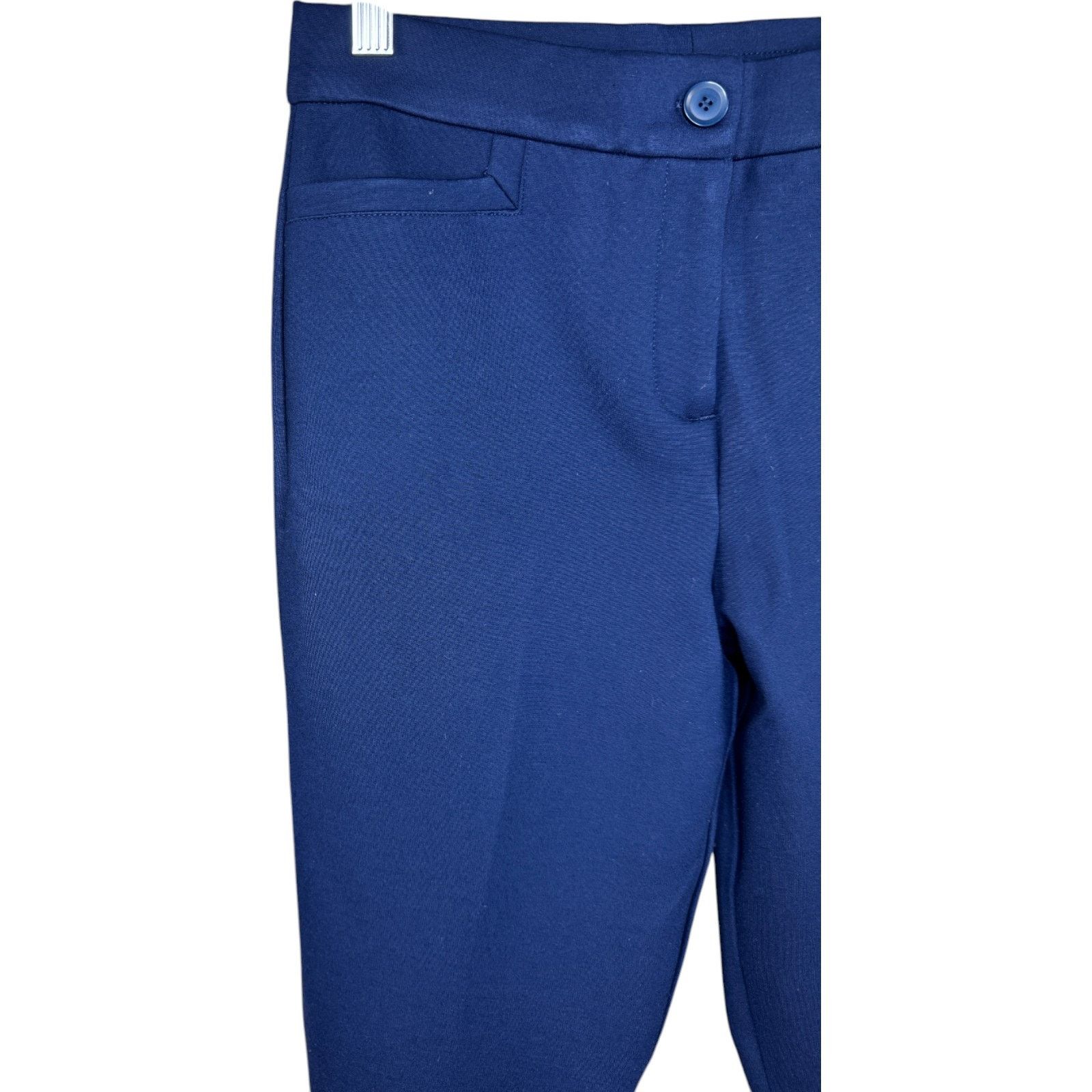 Other Susan Graver Smart Ponte Slim Leg Trouser Navy X-Small P Size 24" / US 00 / IT 34 - 4 Thumbnail