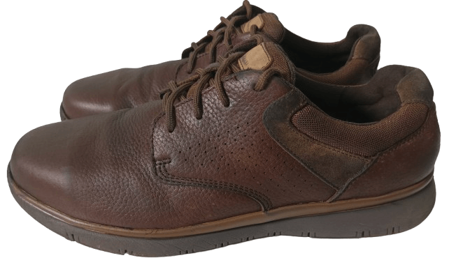 Leather × Rockport Rockport Works Men's Primetime Casuals Work Brown Steel Toe Size US 11 / EU 44 - 2 Thumbnail