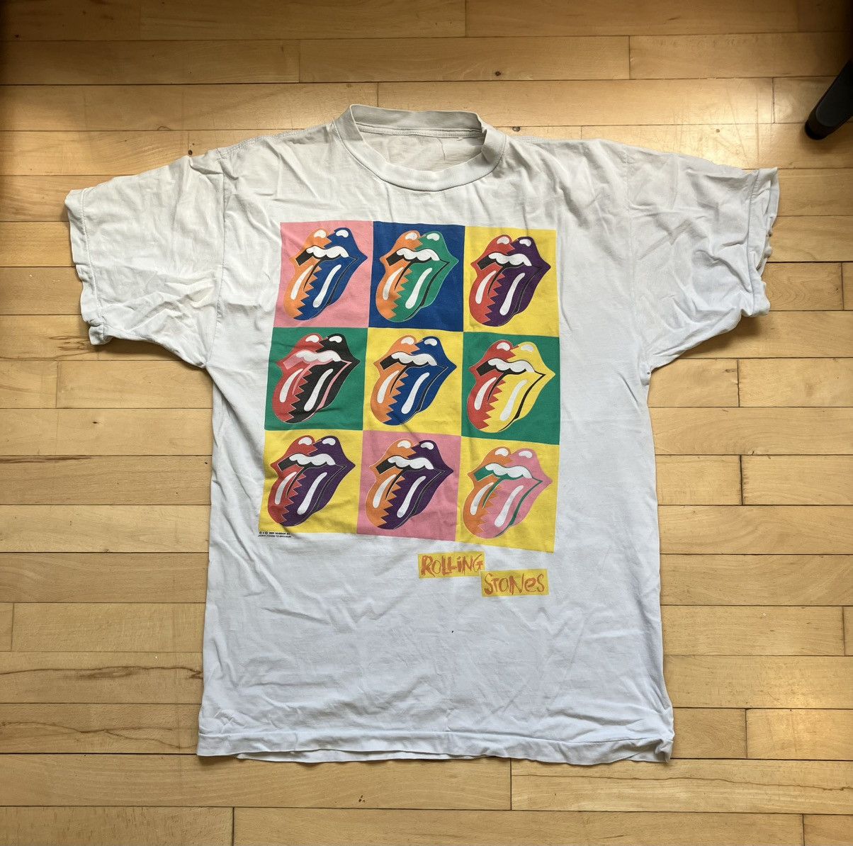Band Tees × The Rolling Stones × Vintage Rolling Stones 1990 European tour Size US XL / EU 56 / 4 - 1 Thumbnail
