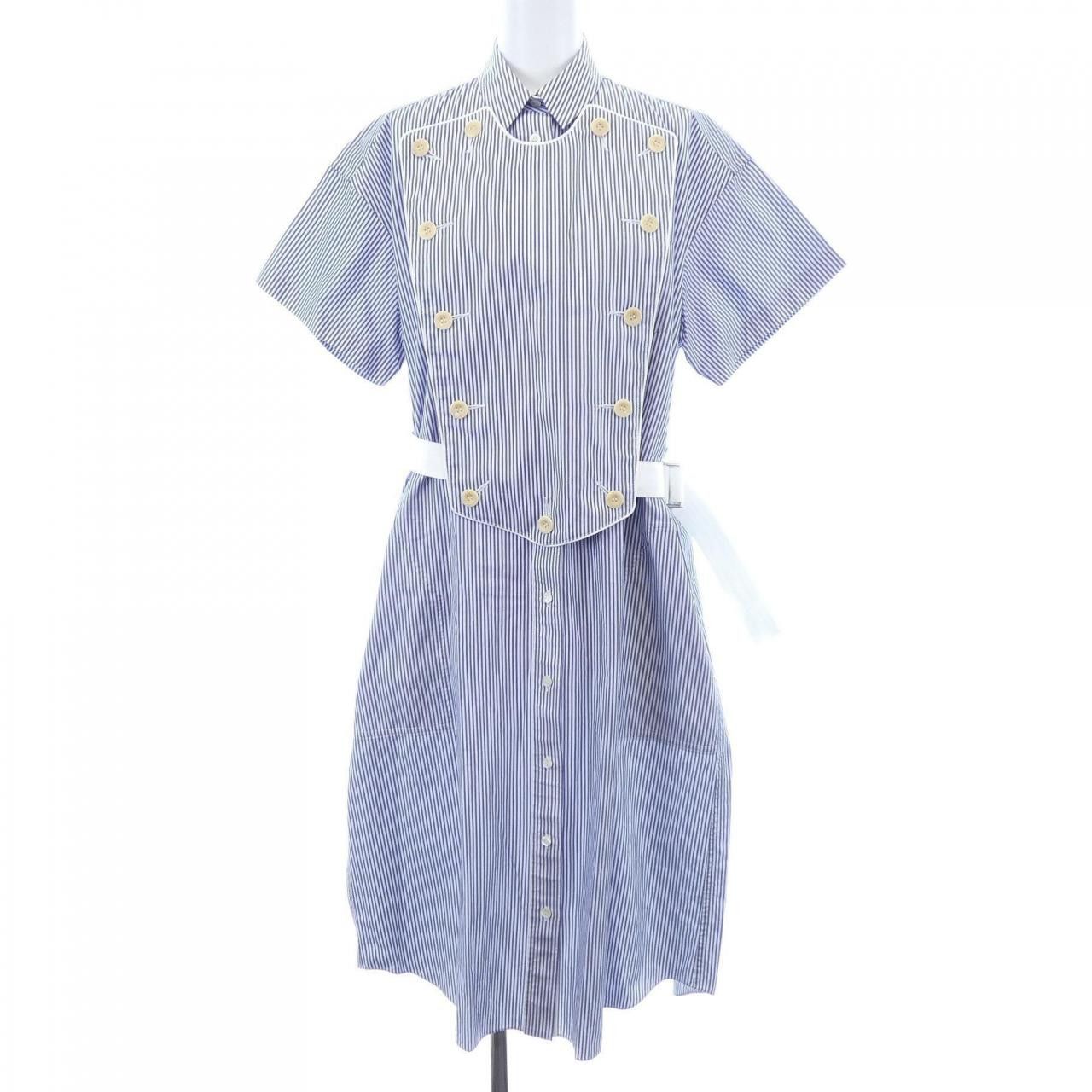Sacai Sacai Sacai Dress Textile Dresses 16-02476 DUTY FREE for USA Size ONE SIZE - 1 Thumbnail
