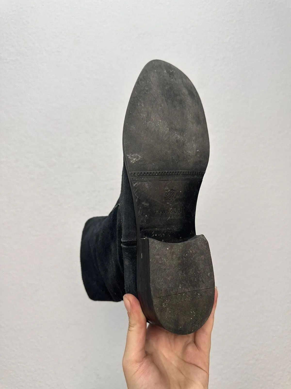 Genuine Leather VIntage Meltal Zip Italy Leather Mens Boots AS 98 Style Size US 8.5 / EU 41-42 - 9 Thumbnail
