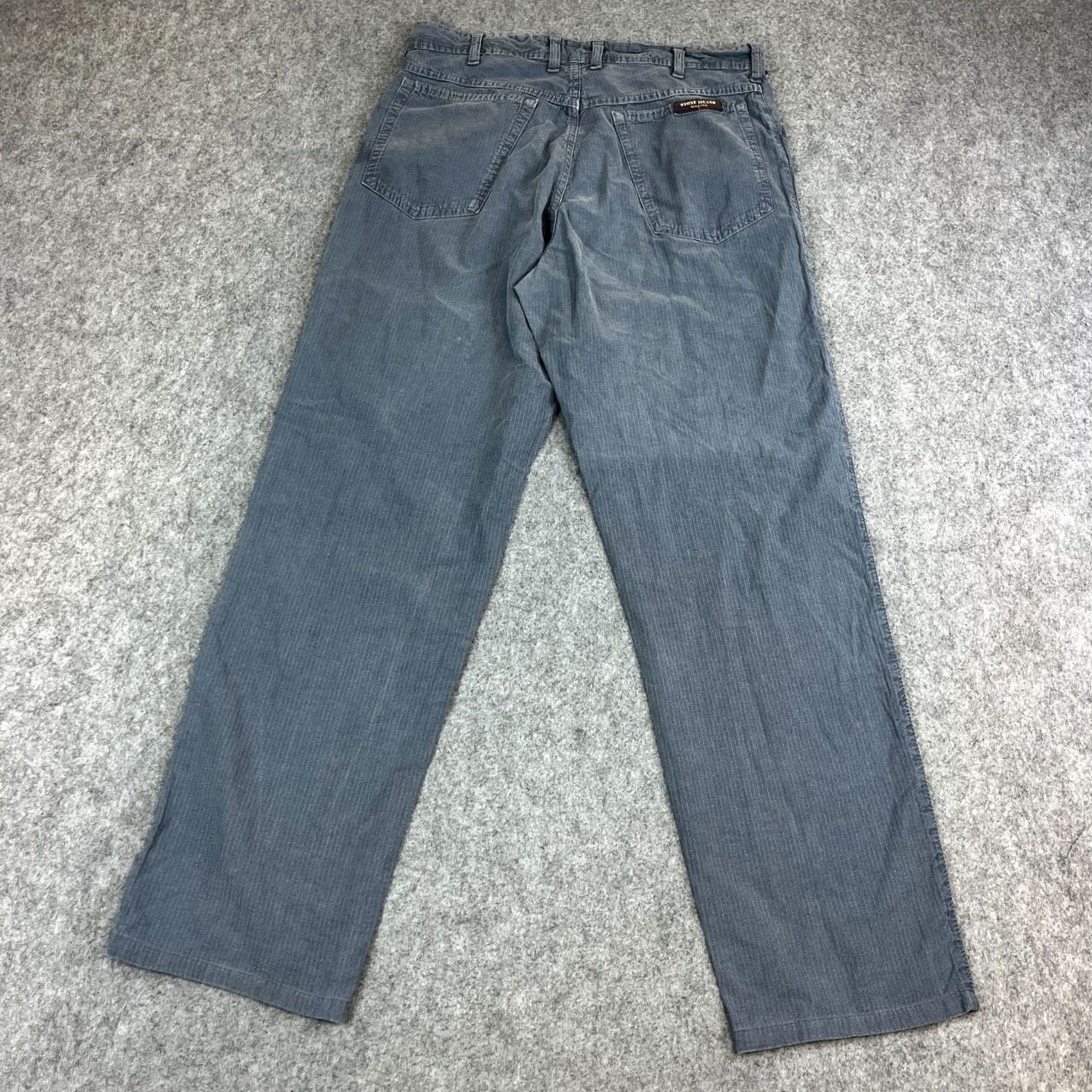 Stone Island VINTAGE Stone Island Jeans Straight 32 32 Charcoal Grey Osti 80s Mens Jeans 5-Pocket Den i Size US 32 / EU 48 - 2 Thumbnail