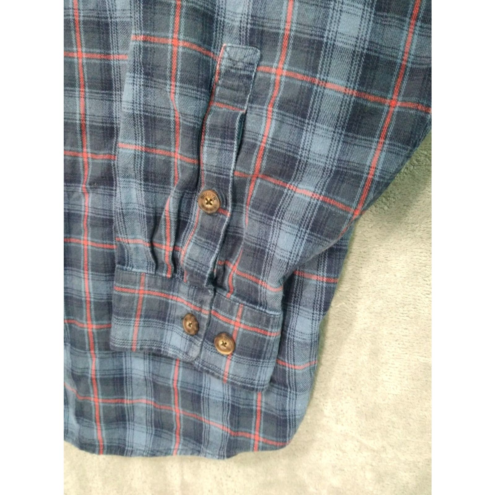 Duluth Trading Company Duluth Trading Co. Shirt Mens 3XL Blue Plaid Flannel Button-Up Casual Workwear Relaxed Cotton Long Sleeve Button-Down 62in Chest Mens Size US XXL / EU 58 / 5 - 3 Thumbnail