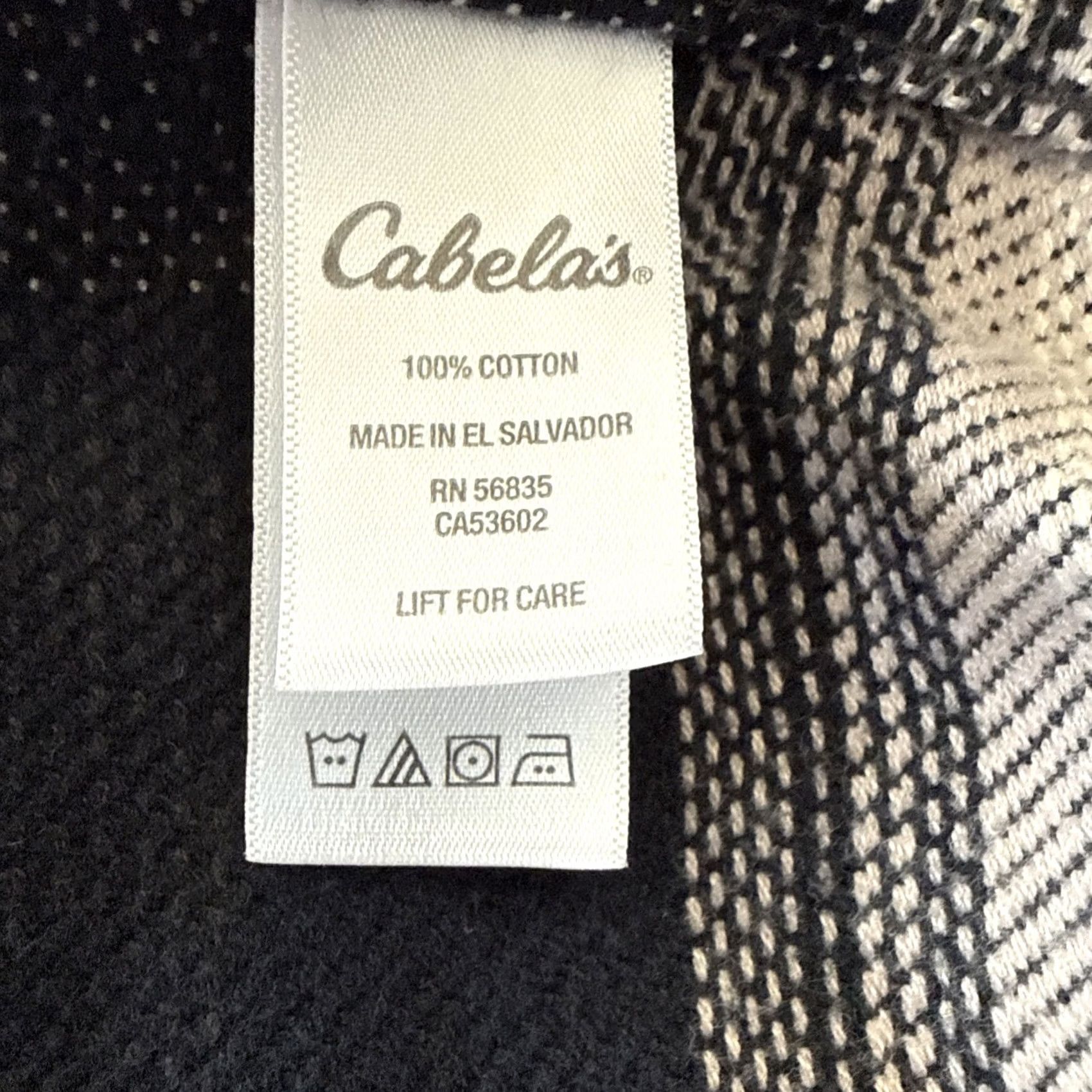 Vintage Cabelas Heavyweight Shirt Mens Large Long Sleeve Plaid Button Up Outdoor Black Casual Workwear Size US L / EU 52-54 / 3 - 4 Thumbnail