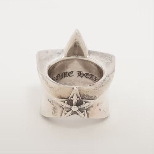 Chrome Hearts US8.5 Chrome Hearts Large Star Ring 17 Size ONE SIZE - 2 Thumbnail