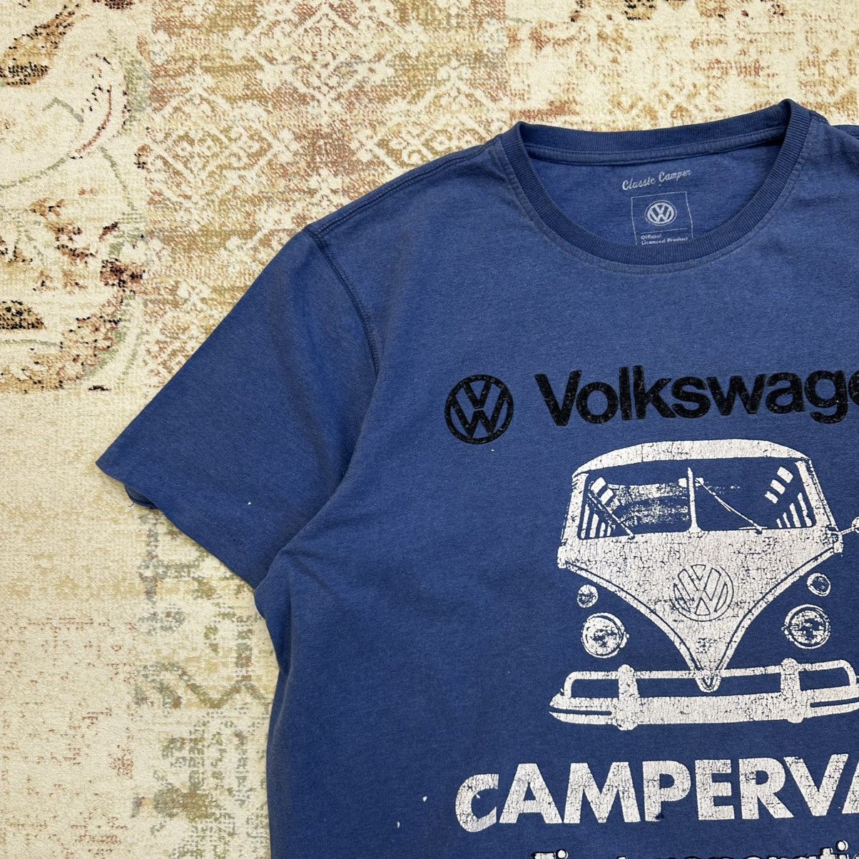 Japanese Brand × Vintage Vintage Volkswagen T-shirts Campervan Big Logo Used Size US XXL / EU 58 / 5 - 6 Thumbnail
