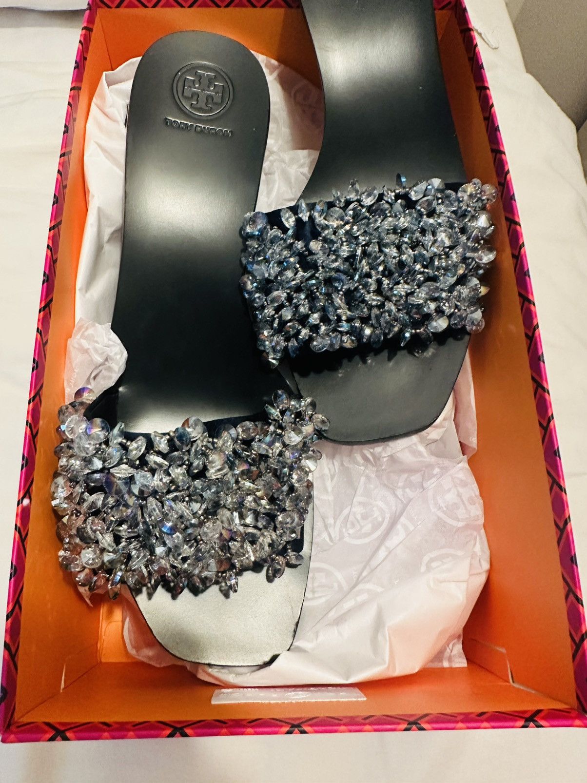 Tory Burch Tory Burch crystal heels Size US 9.5 / IT 39.5 - 5 Thumbnail