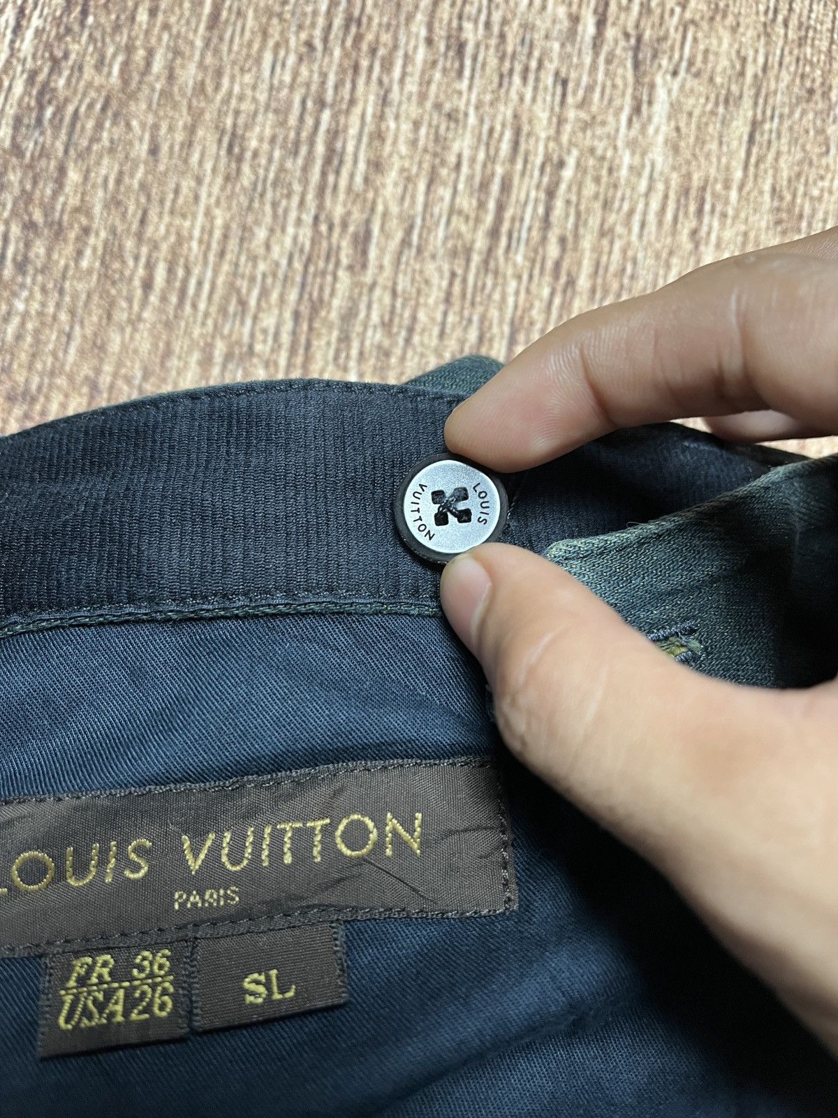 Louis Vuitton Vintage Louis Vuitton faded denim jeans Size US 29 - 13 Thumbnail
