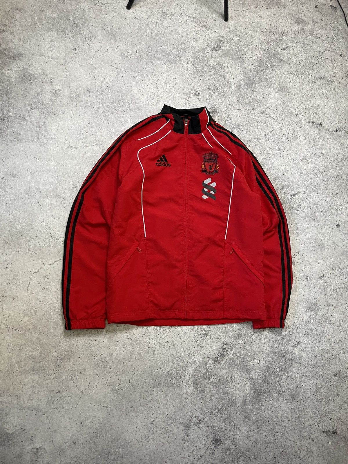 Vintage Vintage Adidas Liverpool 2010 Nylon Football Track Jacket Size US S / EU 44-46 / 1 - 1 Thumbnail