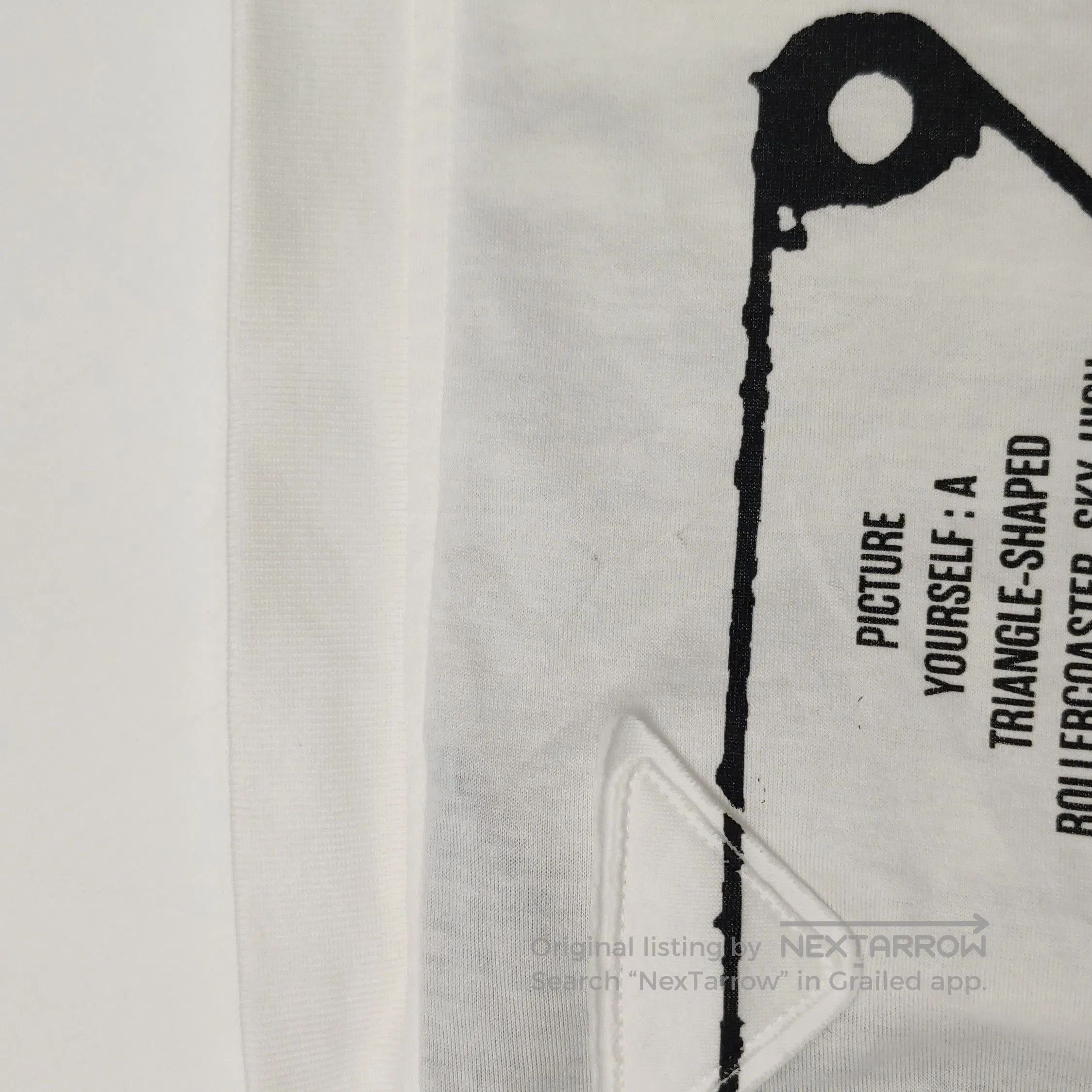 Prada Prada Cotton Logo Hooded Cape in White . Size M / US 6-8 / IT 42-44 - 8 Thumbnail