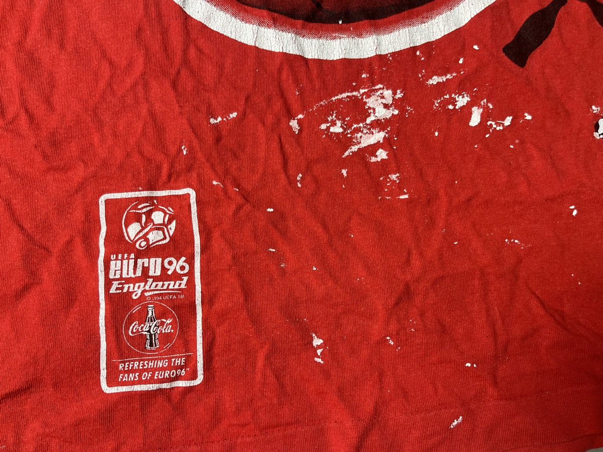 Coca Cola Coca cola T-shirt UEFA euro England 96 size XLarge Size US XL / EU 56 / 4 - 4 Thumbnail