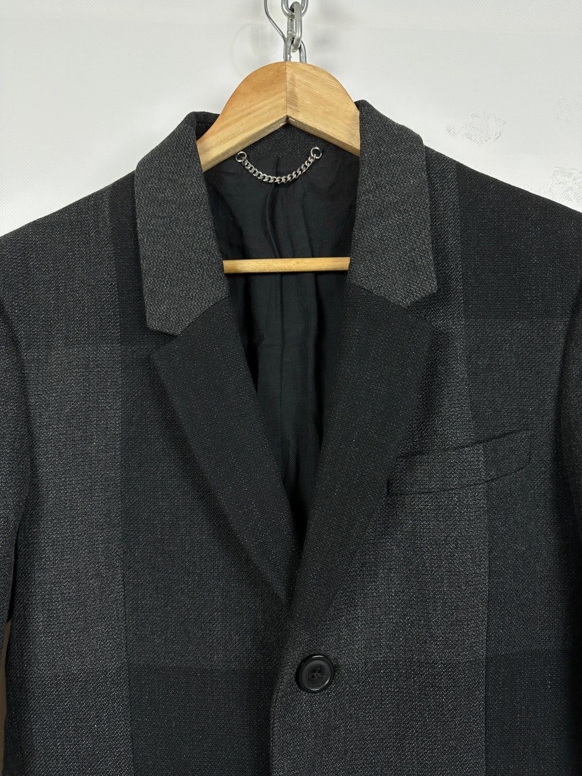 Diesel Black Gold Diesel Black Gold Wool Checkered Coat Jacket Size US M / EU 48-50 / 2 - 13 Thumbnail