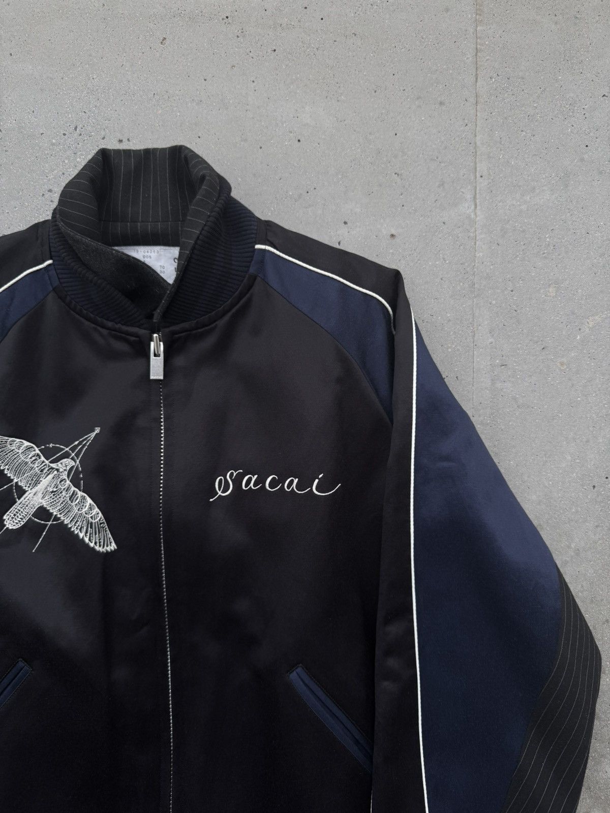 Japanese Brand × Sacai Ultra Rare Sacai x Dr. woo SS19 Jacket with marine grail Size US M / EU 48-50 / 2 - 2 Thumbnail