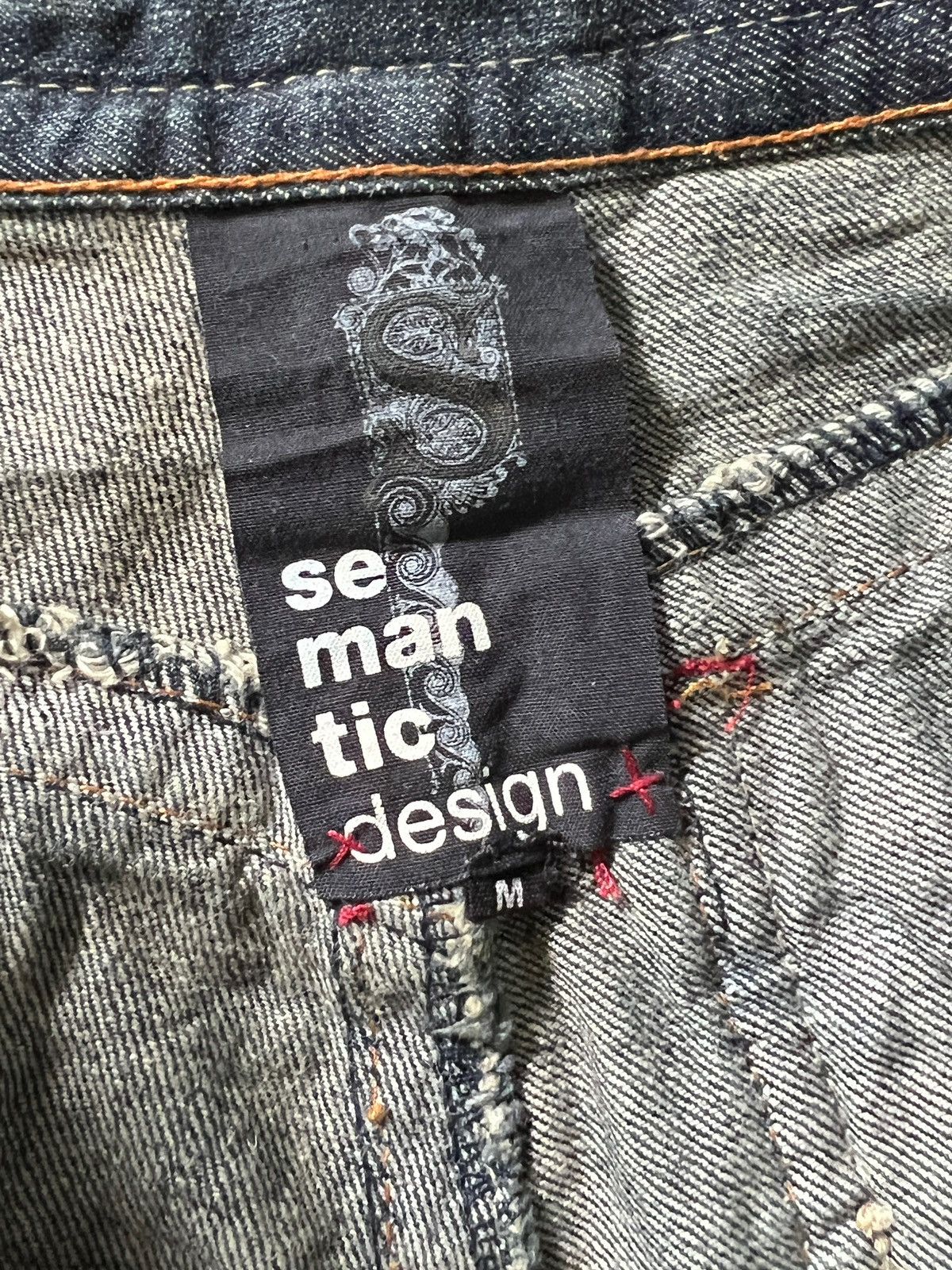 If Six Was Nine × Japanese Brand × semanticdesign Semantic Design Boot Cut Denim Size 32" / US 10 / IT 46 - 14 Thumbnail