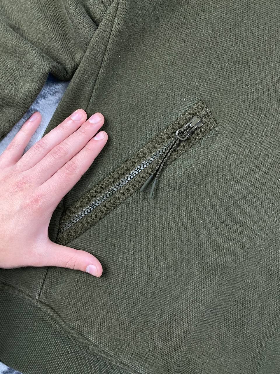 C.P. Company C.P. Company Diagonal Raised Fleece 1/4 Zipped Sweatshirt Size US L / EU 52-54 / 3 - 6 Thumbnail