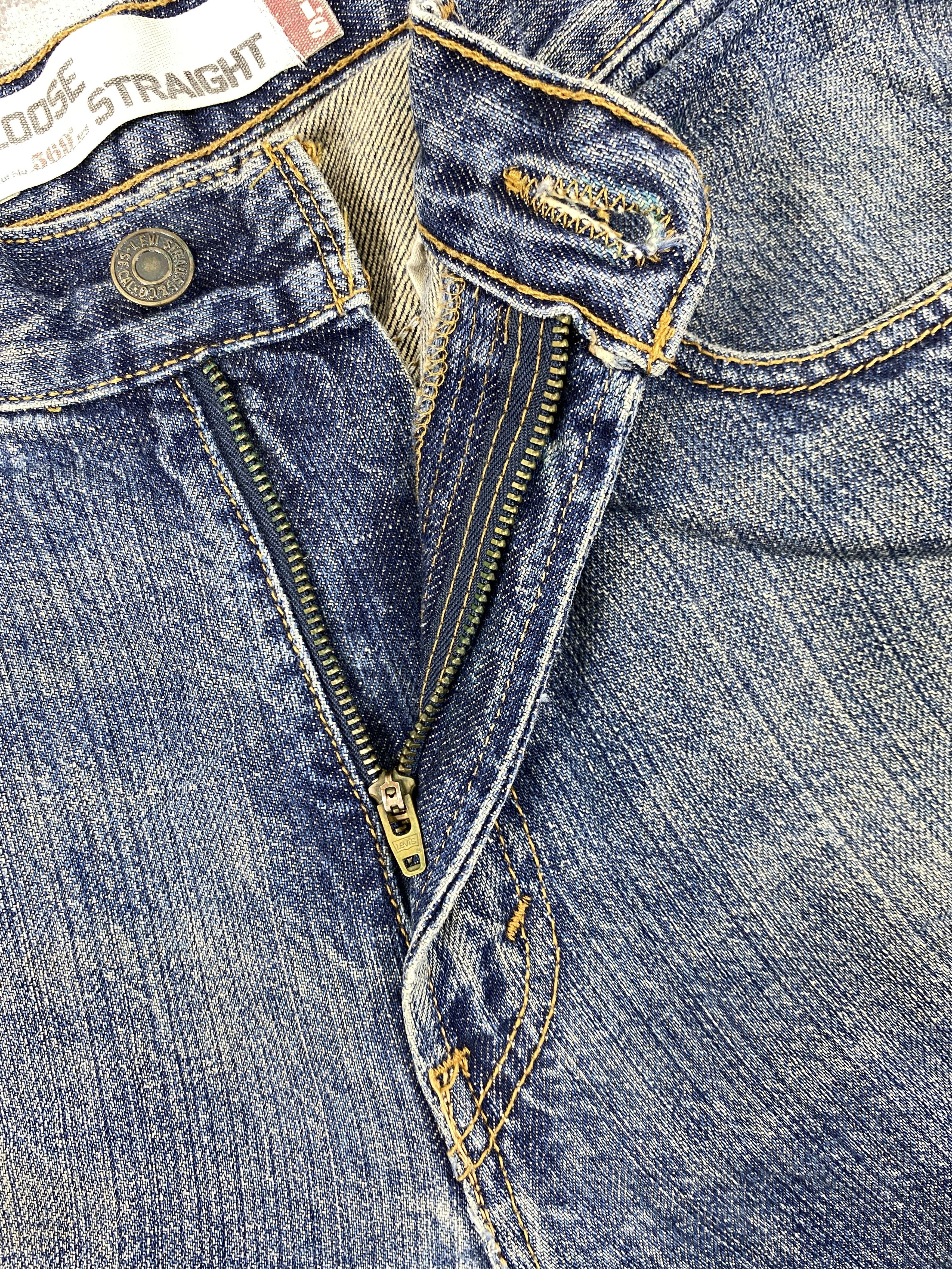 Levi's Faded Blue Vintage Levi's 569 Jeans 31x29 Denim -JN2081 Size US 31 - 6 Thumbnail