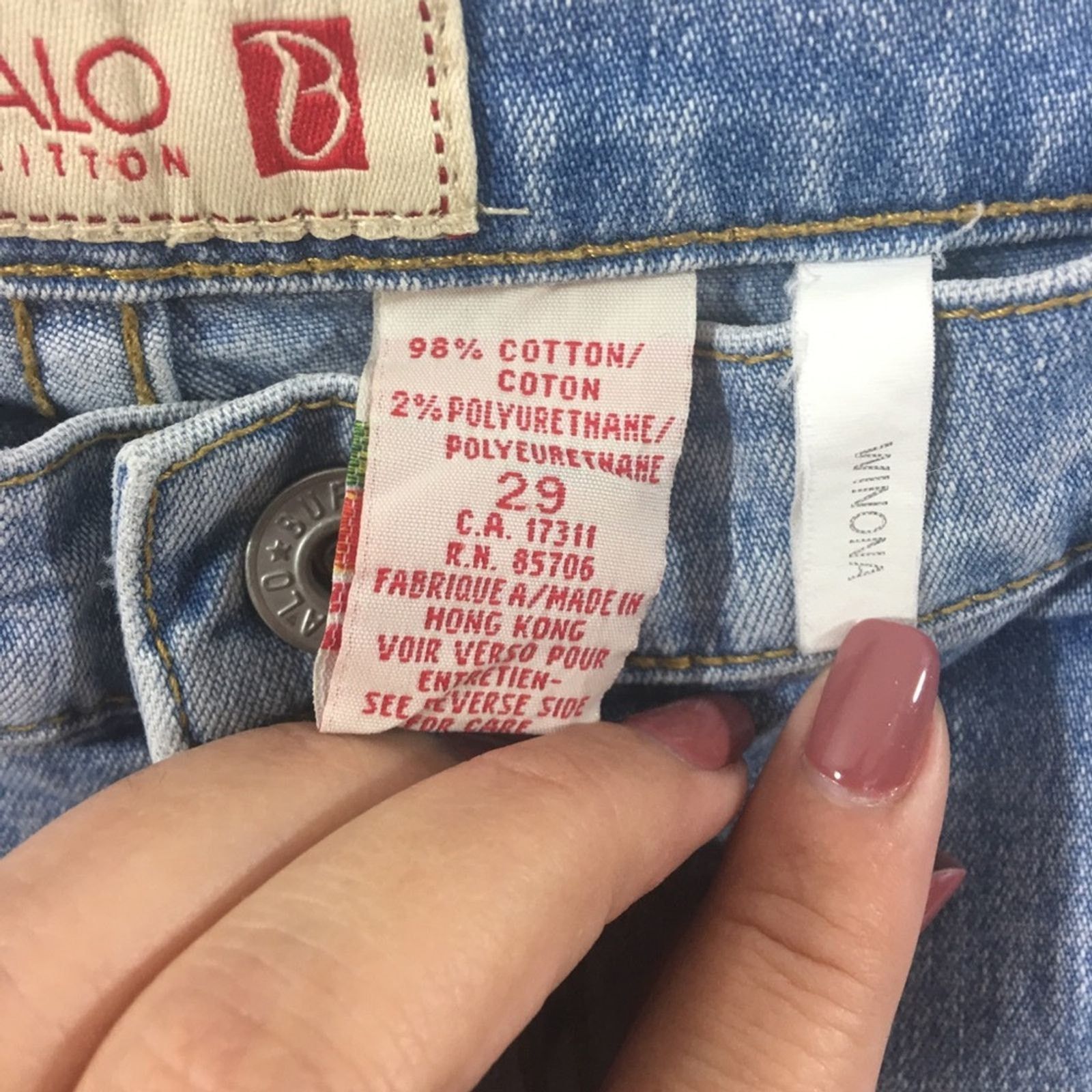Buffalo David Bitton Buffalo David Bitton Women's Winona Jeans Capri Size 29 Size 29" - 4 Thumbnail
