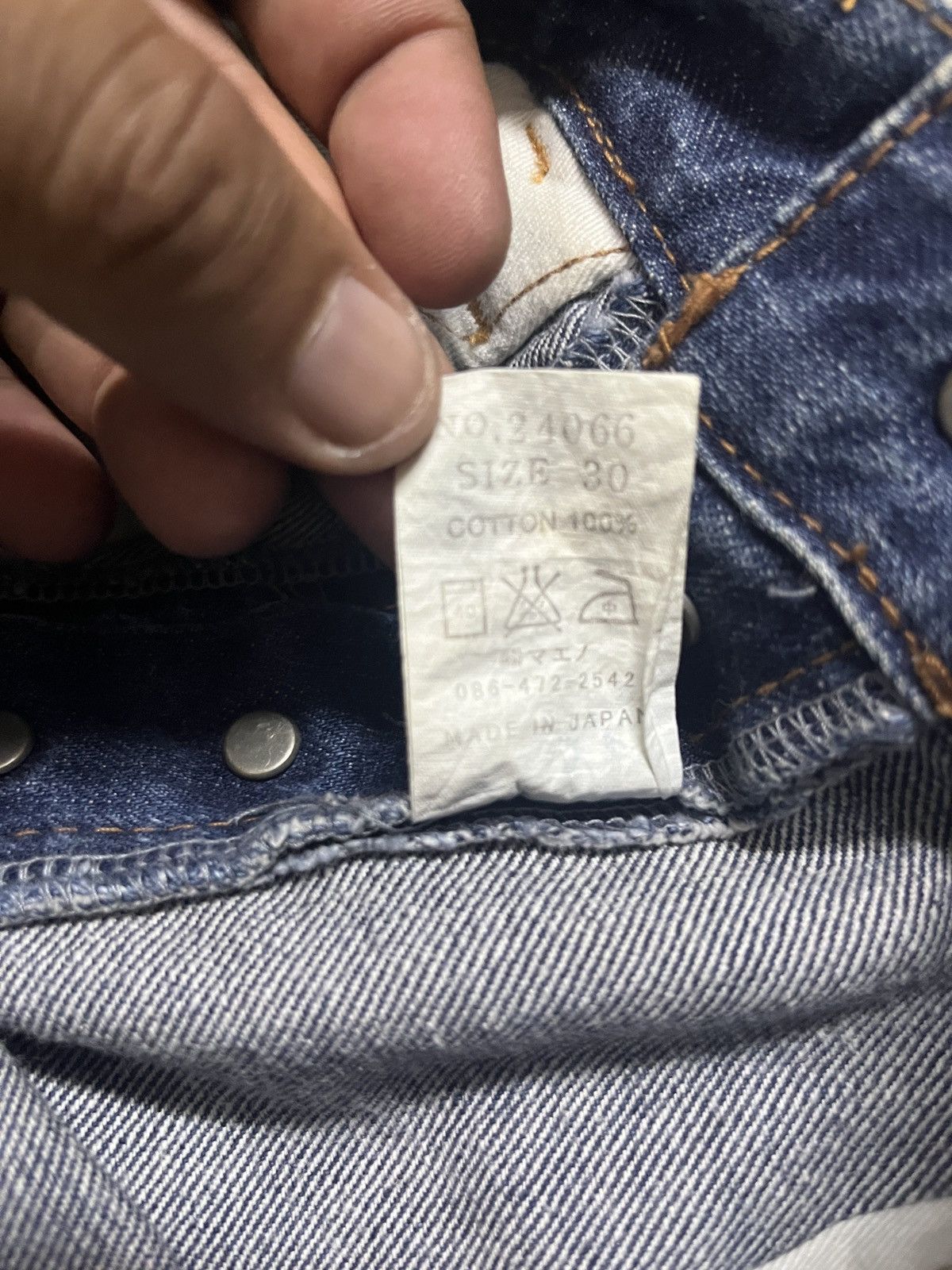 Designer × Eternal × Japanese Brand Eternal jeans non selvedge japanese brand Size US 30 / EU 46 - 13 Thumbnail