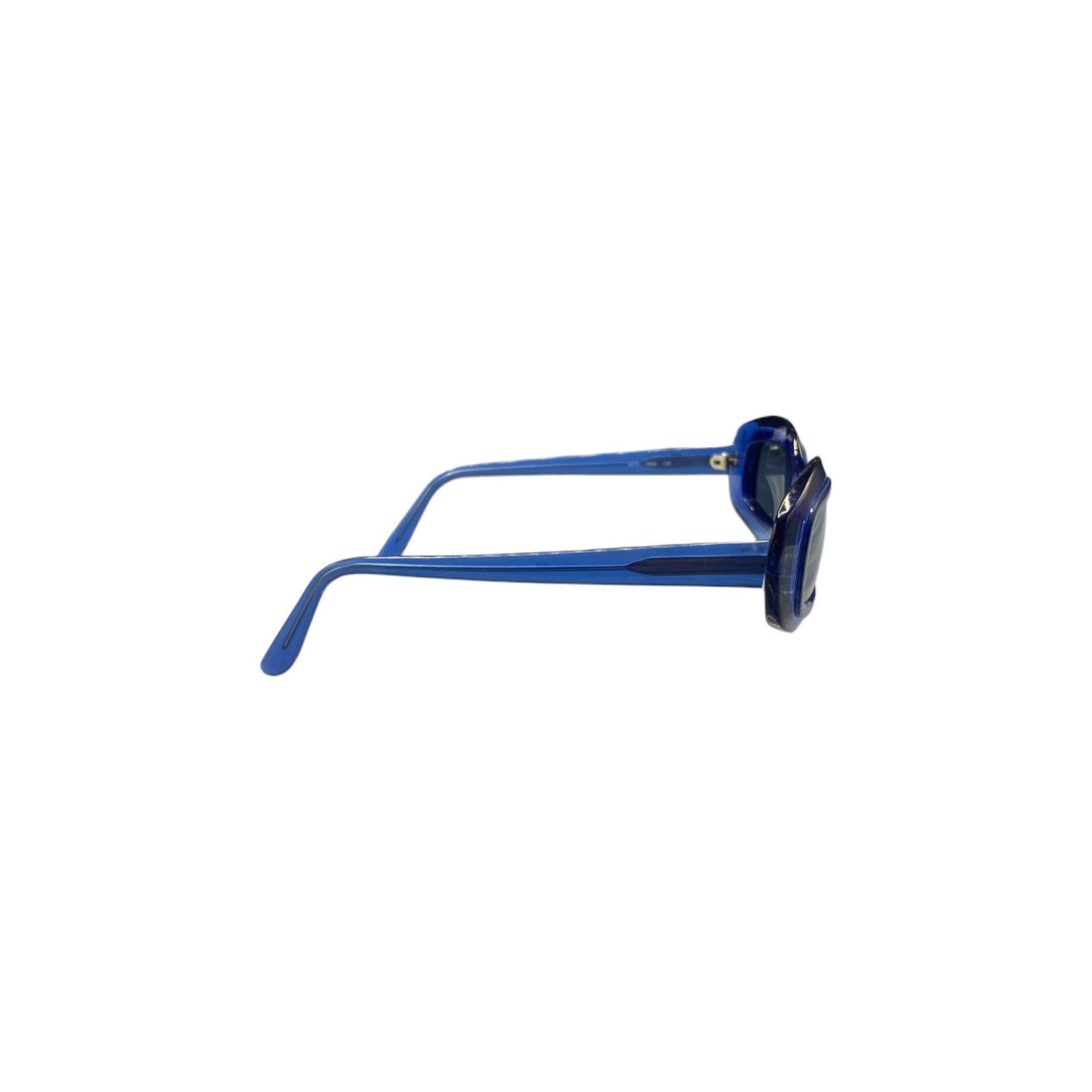 Yves Saint Laurent Blue Round Sunglasses Size ONE SIZE - 4 Thumbnail