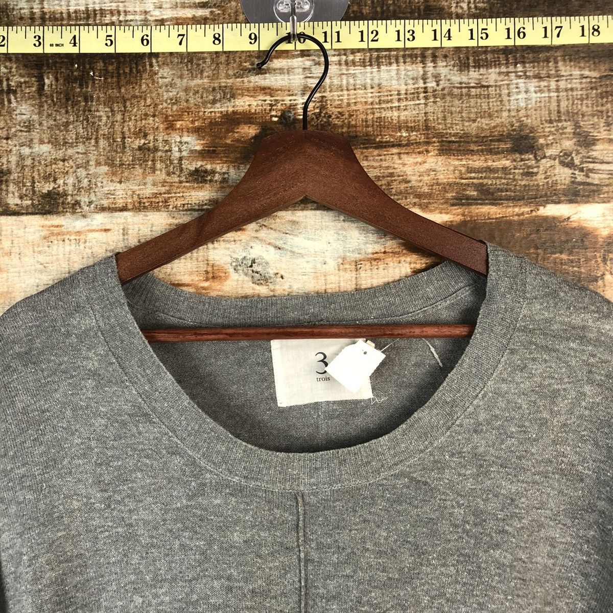 Homespun Knitwear DL 3 Trois Gray Knitwear #C728 Size XL / US 12-14 / IT 48-50 - 4 Thumbnail