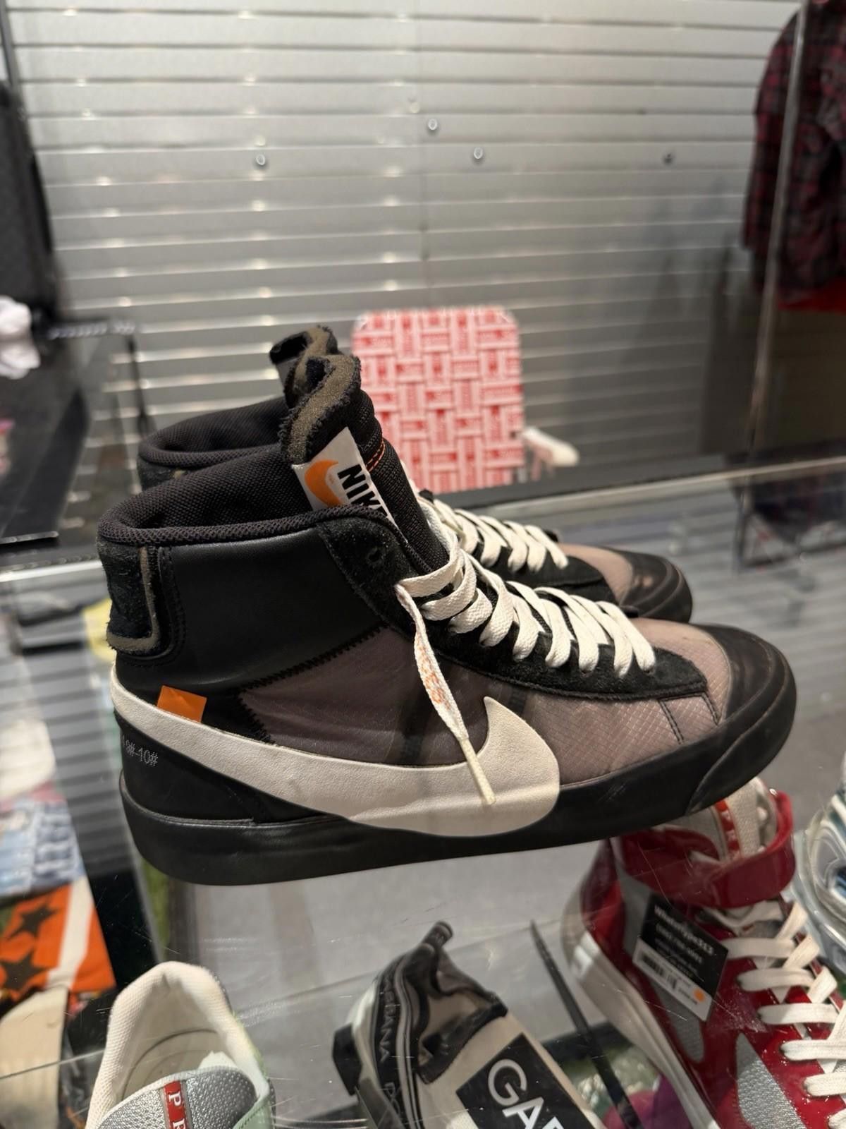 Nike Nike Blazer Mid Off-White Black Grim Reaper 2018 - 10.5 Size US 10.5 / EU 43-44 - 4 Thumbnail