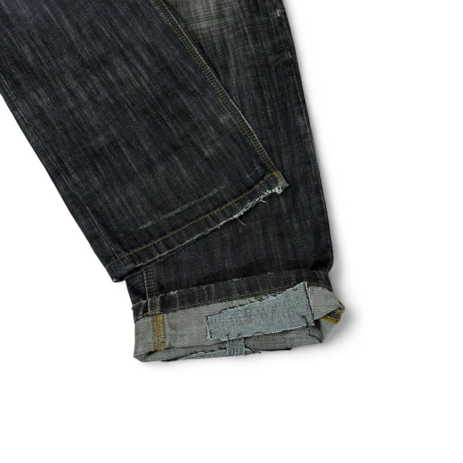 True Religion Y2K vintage Maru carbon black shade straight fit denim jeans Size 31" - 8 Thumbnail