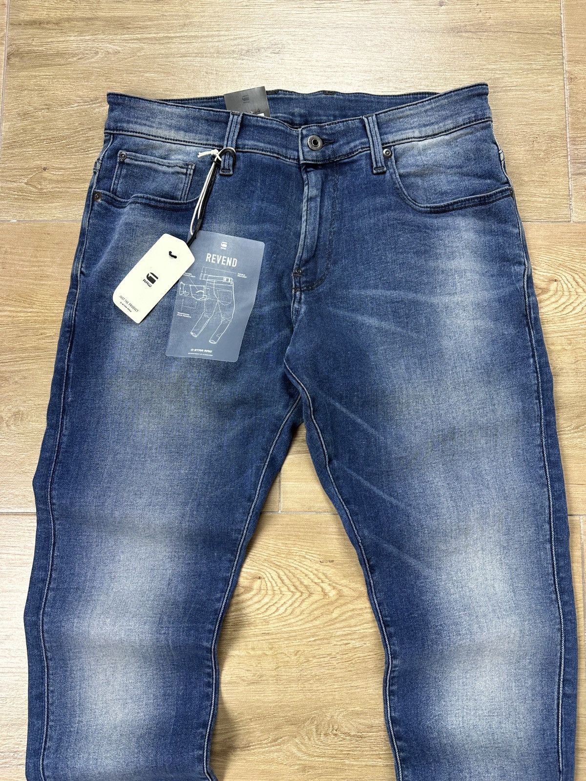 G-Star NEW🏷️ G-Star Raw Revend Super Slim Denim Jeans Size US 33 - 2 Thumbnail