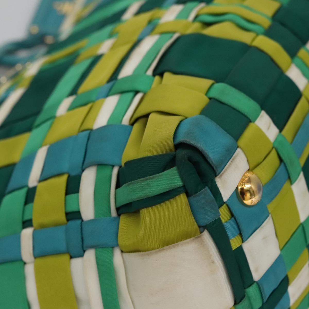 Prada PRADA Hand Bag Nylon Green Size ONE SIZE - 15 Thumbnail