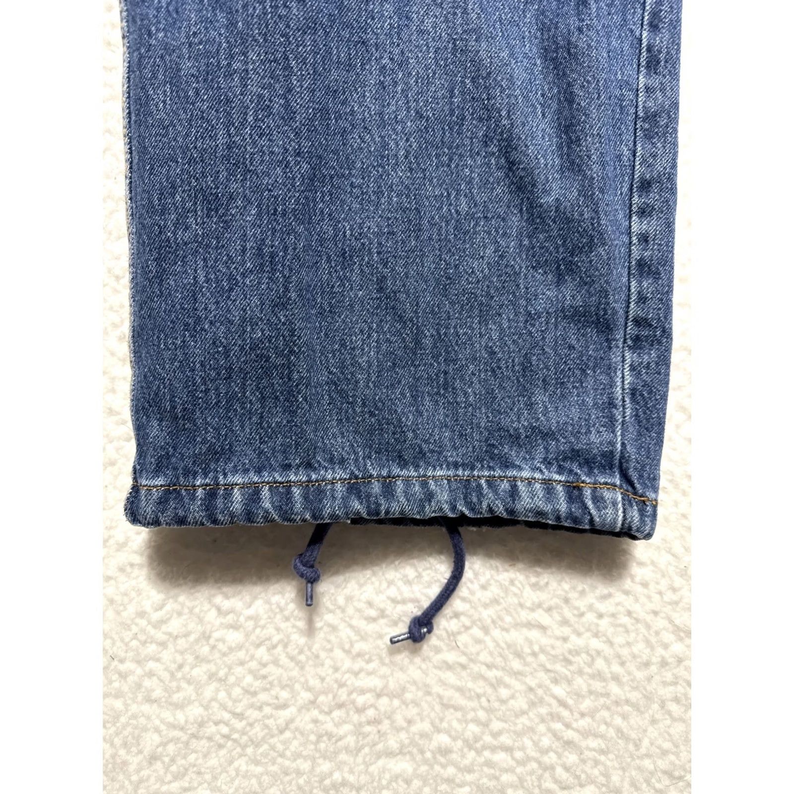Levi's Levi'S 94 baggy cargo jeans denim mens 36x32 carpenter pockets draw strings Y2K Size US 36 / EU 52 - 4 Thumbnail