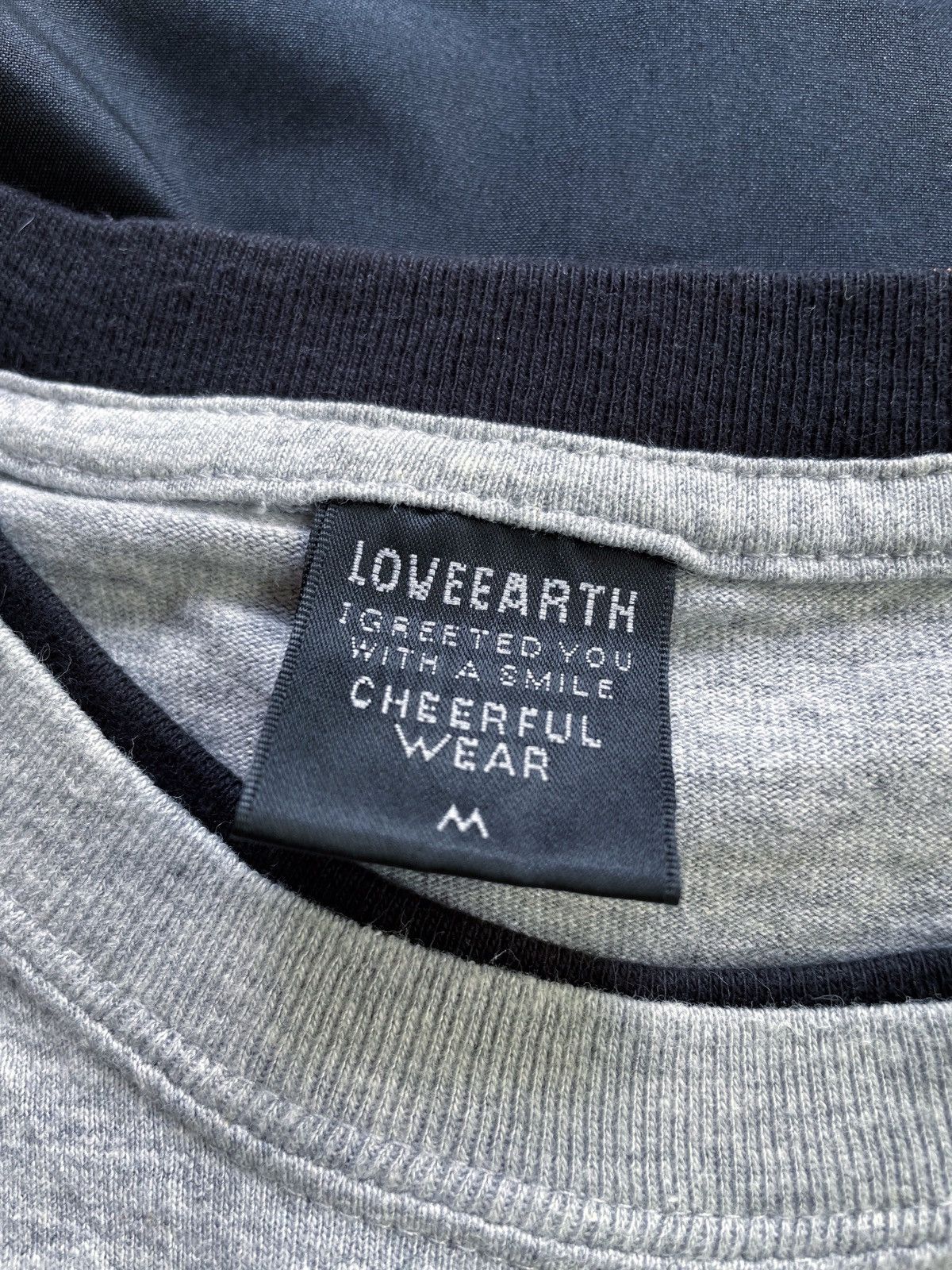 Japanese Brand LOVE EARTH DOUBLE LAYER JAPAN TEE Size US M / EU 48-50 / 2 - 7 Thumbnail