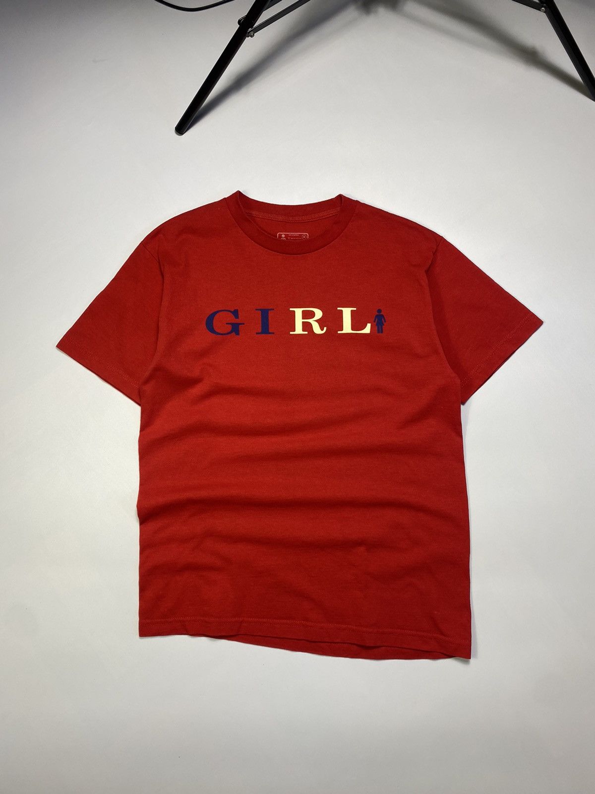 Girl Skateboards × Hook-Ups × Vintage Vintage Rare Girl Skateboards Red T-shirt SK8 Size US M / EU 48-50 / 2 - 1 Thumbnail