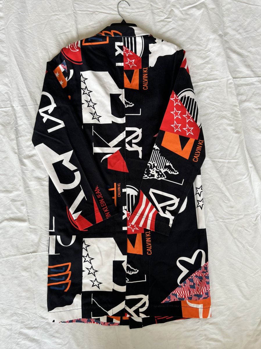 Calvin Klein 205W39NYC × Raf Simons Calvin Klein Est 1978 by RAF Simons Denim Trench Coat Size US XL / EU 56 / 4 - 4 Thumbnail