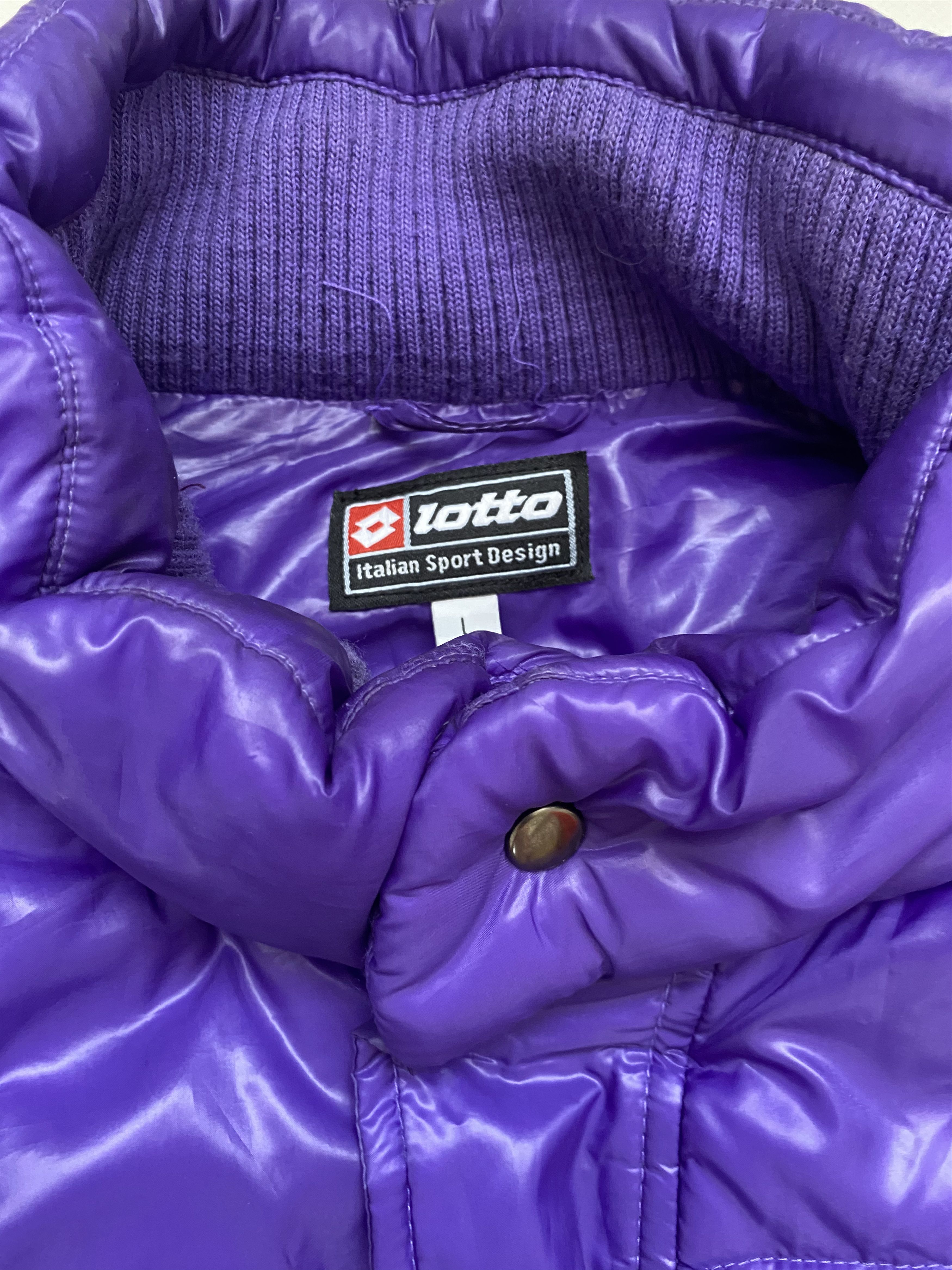 Lotto Sport Very rare Fiorentina lotto down vest football soccer jacket Size US L / EU 52-54 / 3 - 4 Thumbnail