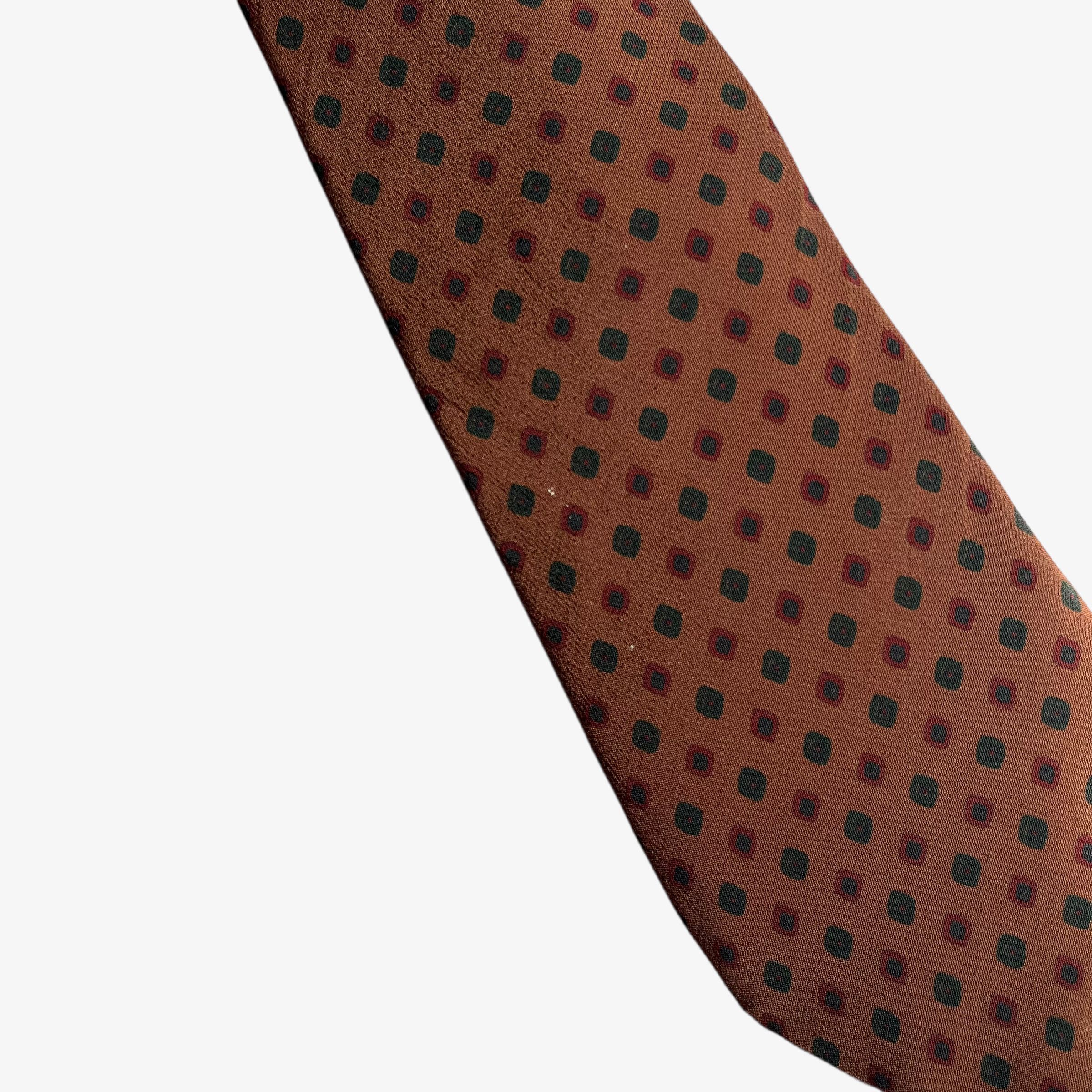 Oscar De La Renta Vintage 90s Oscar De La Renta Abstract Geometric Silk Tie Size ONE SIZE - 4 Thumbnail