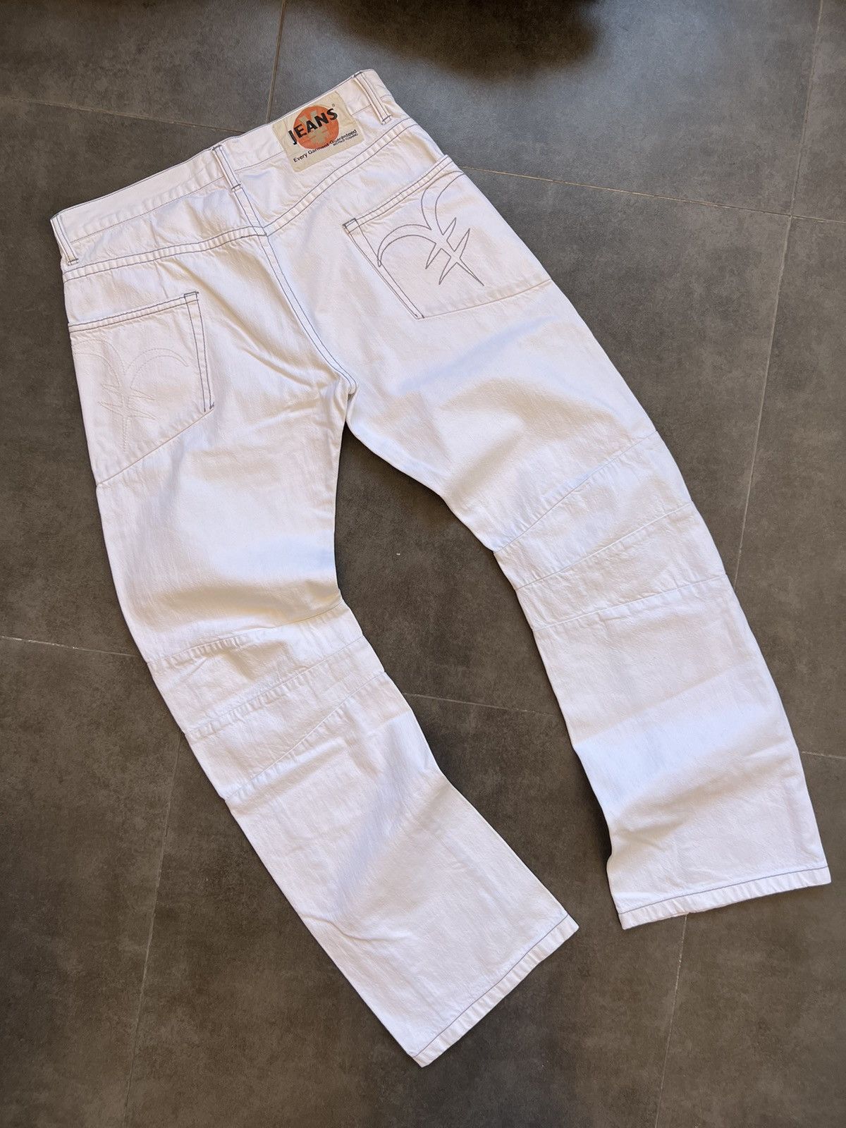 Japanese Brand YEN MICHIKO KOSHINO LONDON JEANS FLARE Size US 32 / EU 48 - 4 Thumbnail