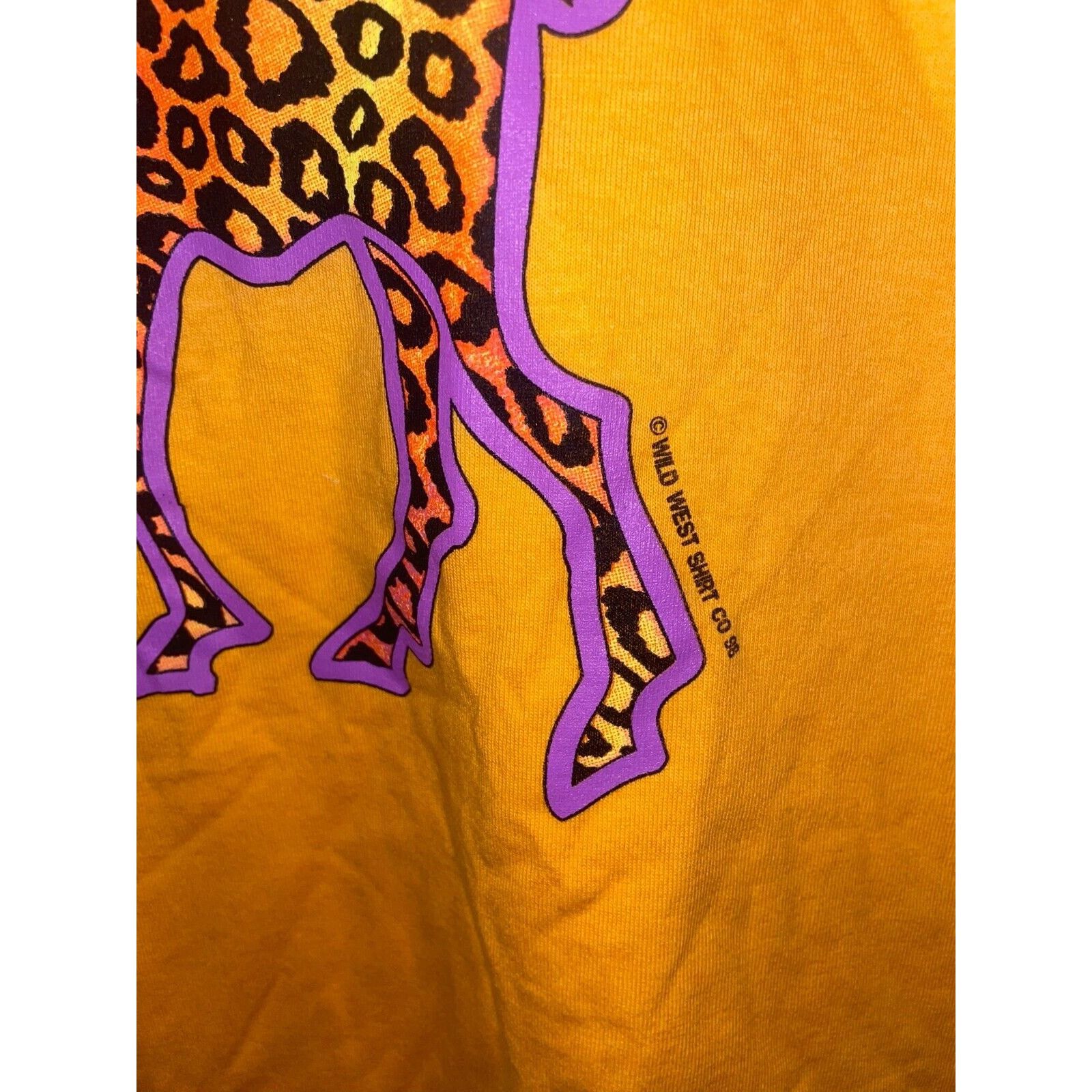Jerzees × Vintage Vintage Yellowstone Shirt XL Moose Animal Yellow Tee Size US XL / EU 56 / 4 - 5 Thumbnail