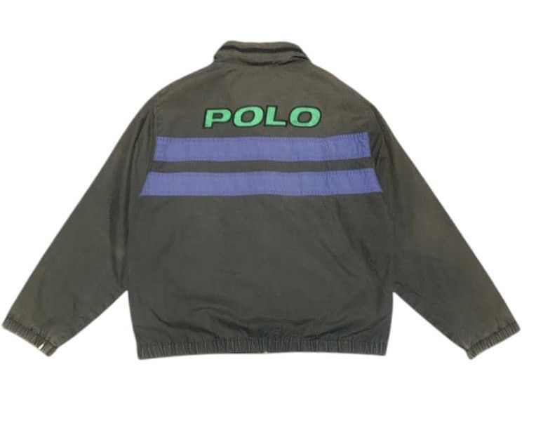 Polo Ralph Lauren Trashed Vintage Polo Sport Ralph Lauren Jacket Sun Faded Size US XL / EU 56 / 4 - 7 Thumbnail