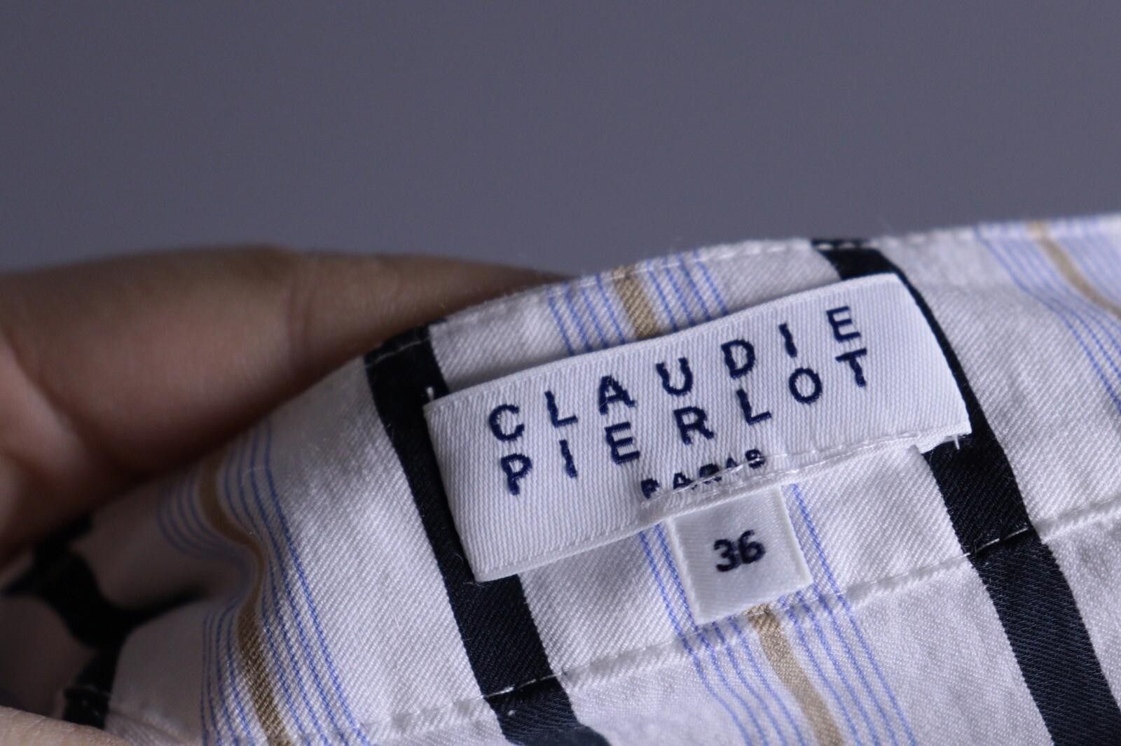 Designer Claudie Pierlot Paris White Lagenlook Blouse Shirt Sz 36 / S Size S / US 4 / IT 40 - 12 Thumbnail