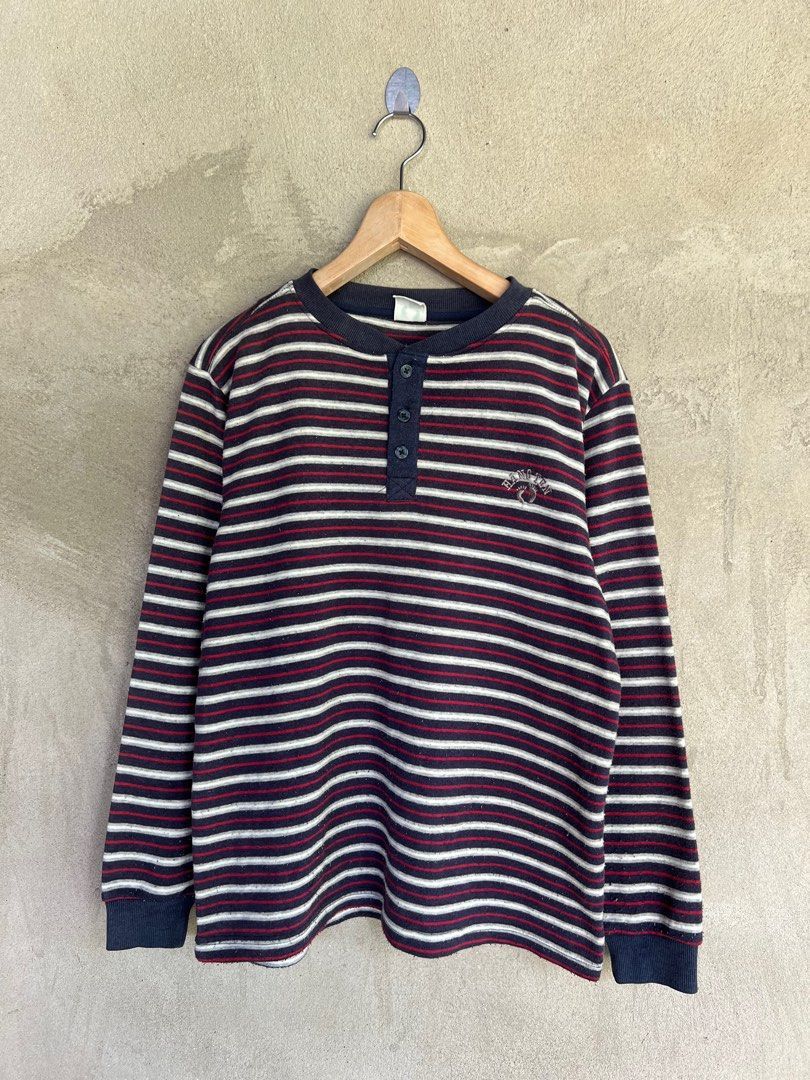 Hang Ten Vintage Hang ten Striped Design Sweatshirt Size US M / EU 48-50 / 2 - 2 Thumbnail