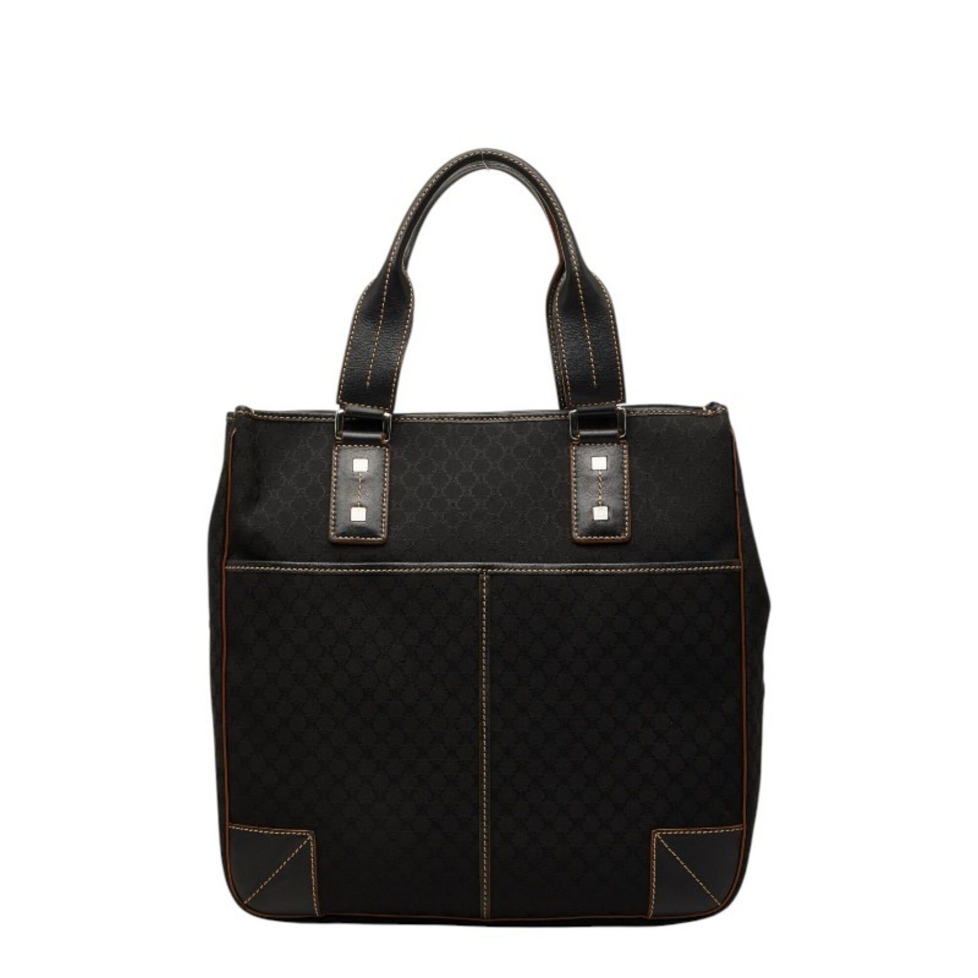 Celine Celine Macadam handbag, black canvas and leather, for women. Size ONE SIZE - 1 Thumbnail