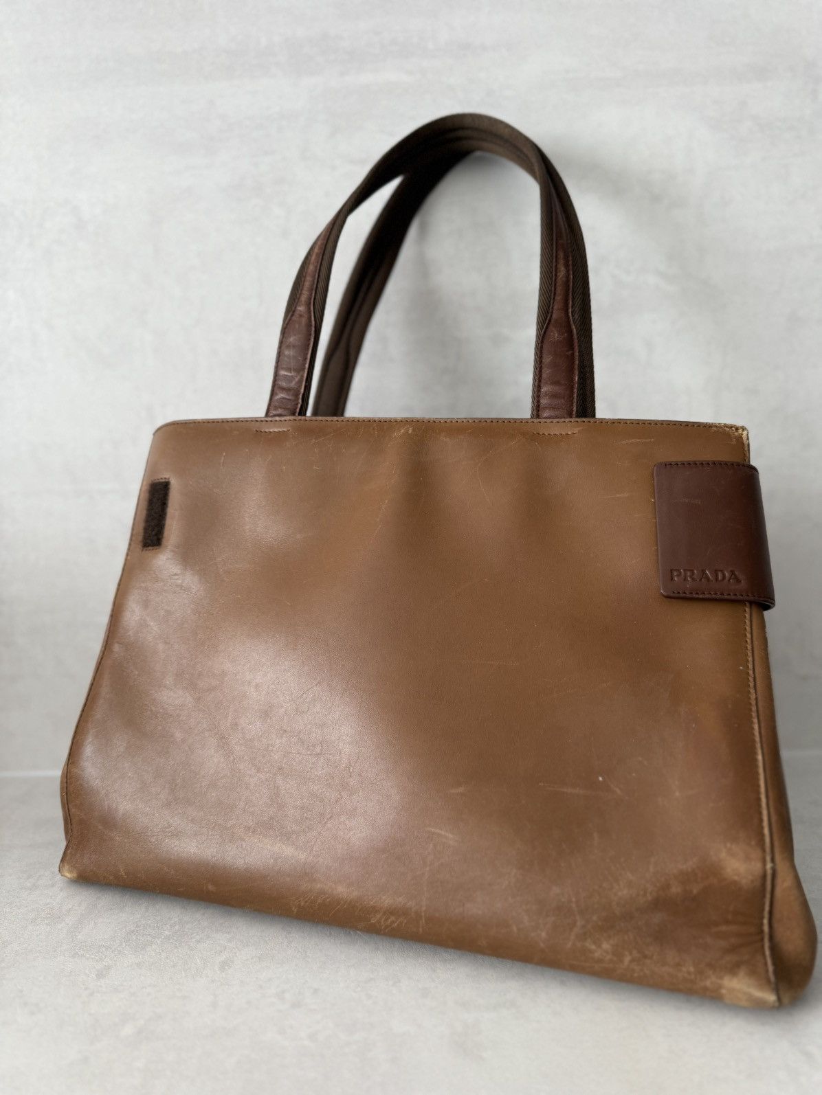 Prada Prada Vintage handle Bag – Smooth Leather, Brown Size ONE SIZE - 1 Thumbnail