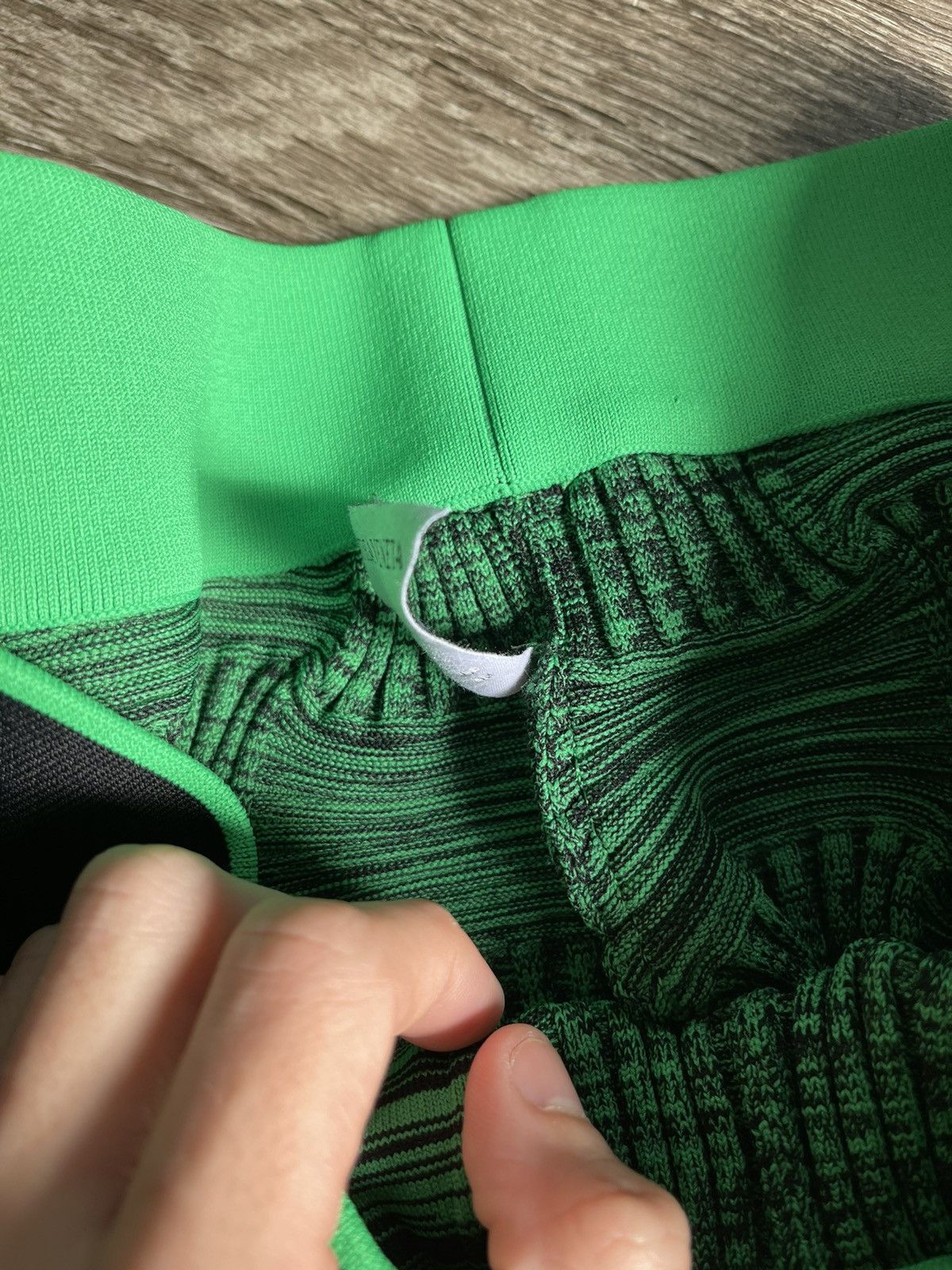 Bottega Veneta Bottega Veneta Intrecciato Mouliné Green Wavy Pants Size US 31 - 7 Thumbnail