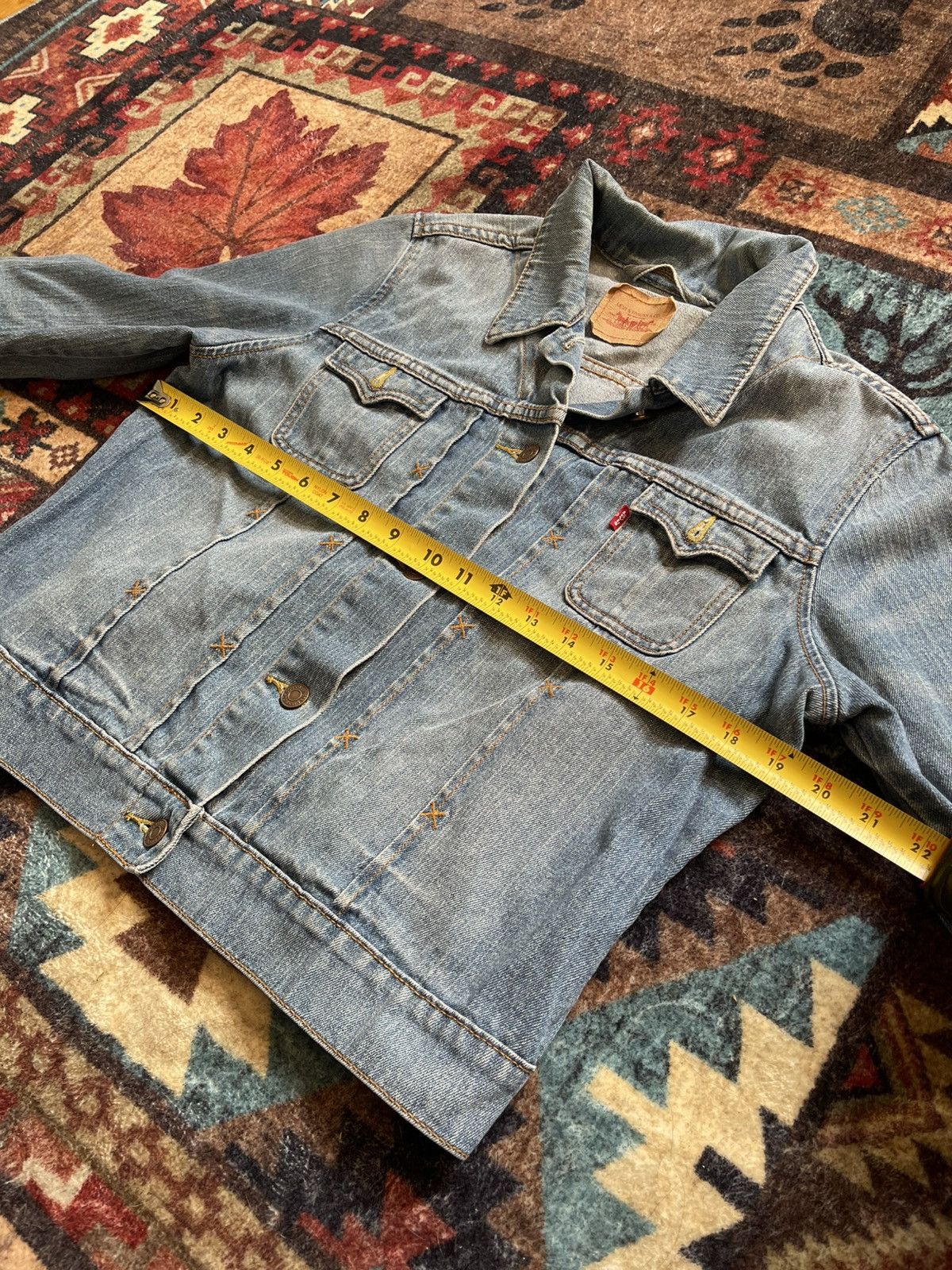 Levi's Levi’s Womens Classic Blue Denim Jacket Size S / US 4 / IT 40 - 4 Thumbnail