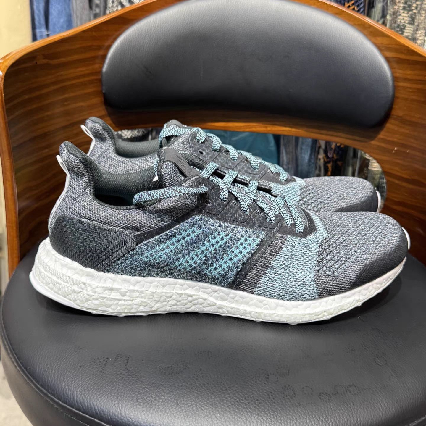 Adidas Ultra Boost Ocean Edition Grey Blue Player Version K15 Size US 11 / EU 44 - 4 Thumbnail