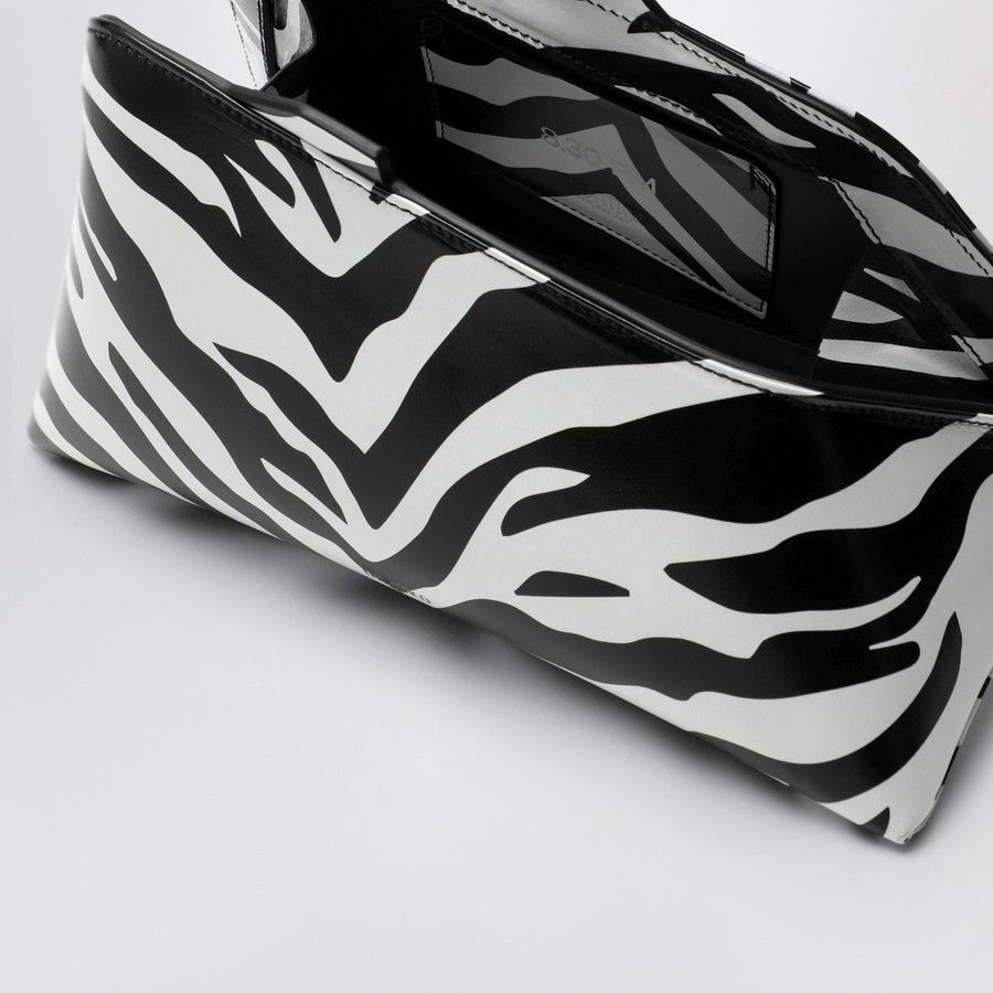 The Attico o1d2blof1024 Size : OS / Clutch Bag in White & Black Size ONE SIZE - 4 Thumbnail
